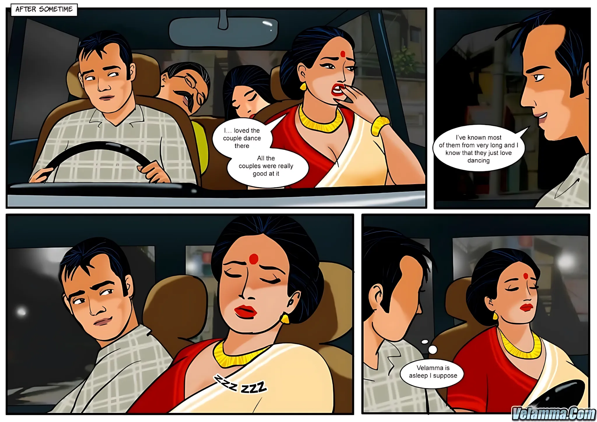 Velamma All Episodes Comics - 13 . Velamma - Episode 13 - In The Middle Of A Journey - Page 4