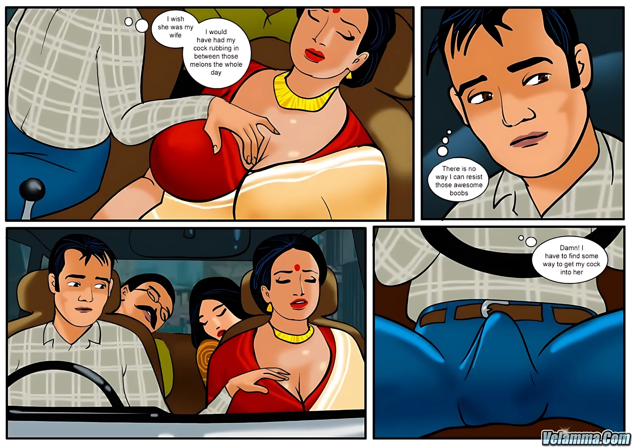 Velamma All Episodes Comics - 13 . Velamma - Episode 13 - In The Middle Of A Journey - Page 8