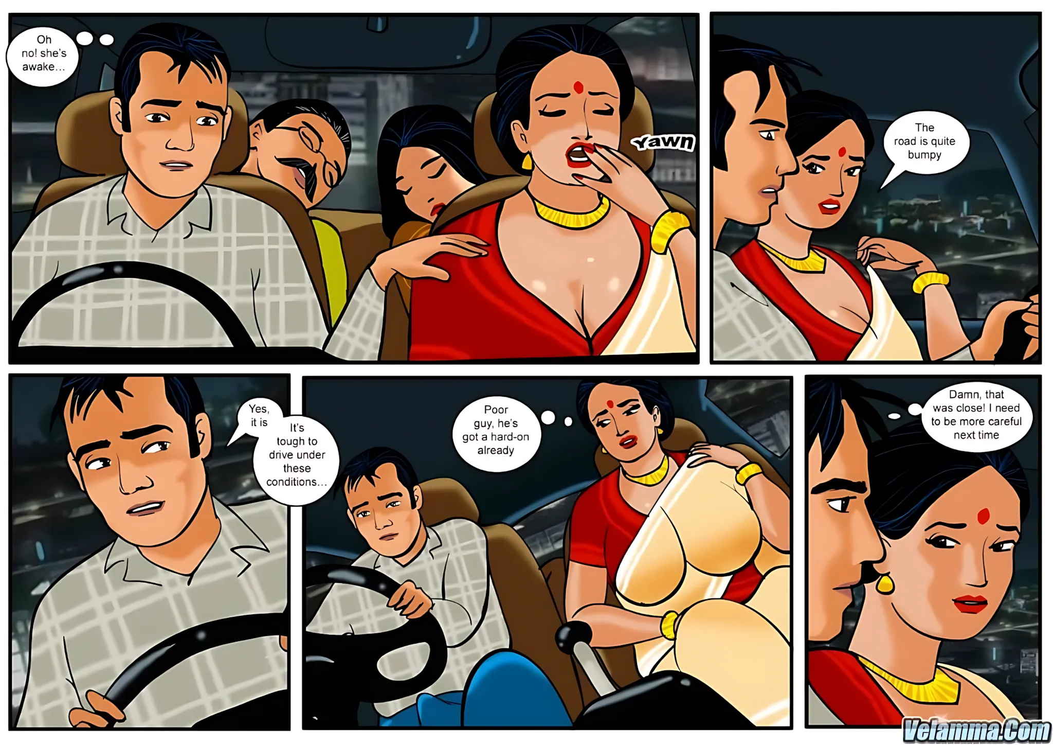 Velamma All Episodes Comics - 13 . Velamma - Episode 13 - In The Middle Of A Journey - Page 10