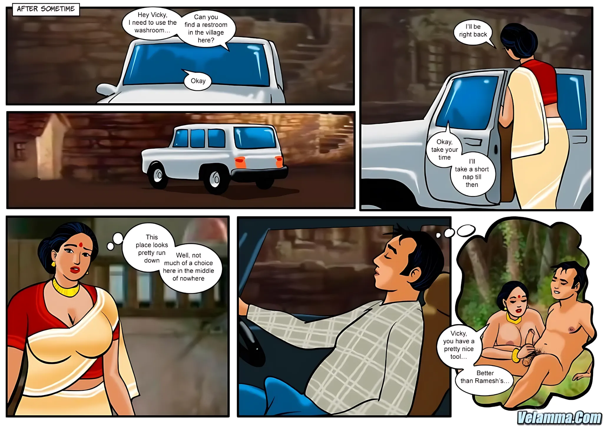 Velamma All Episodes Comics - 13 . Velamma - Episode 13 - In The Middle Of A Journey - Page 11