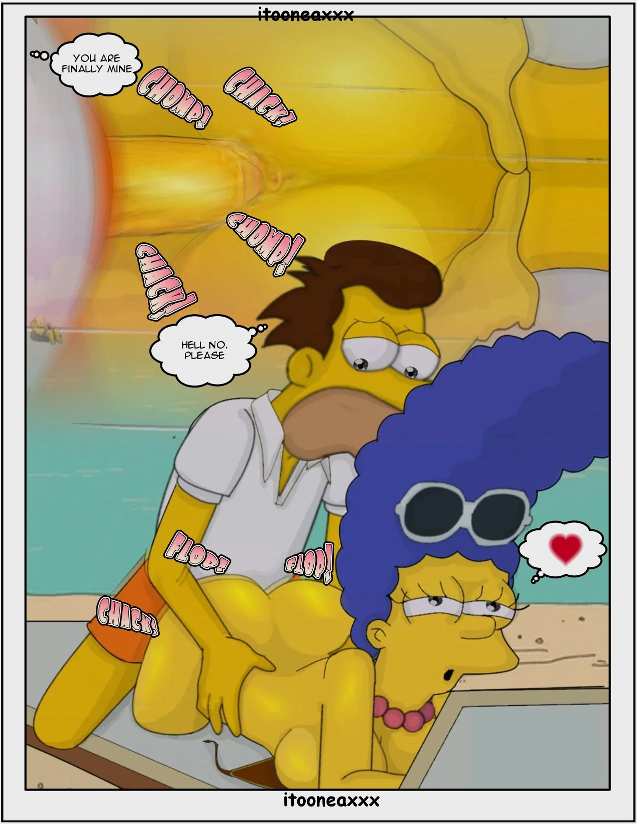 The Simpsons Porn Comics Series - 3 . On The Beach - Eng - Page 11