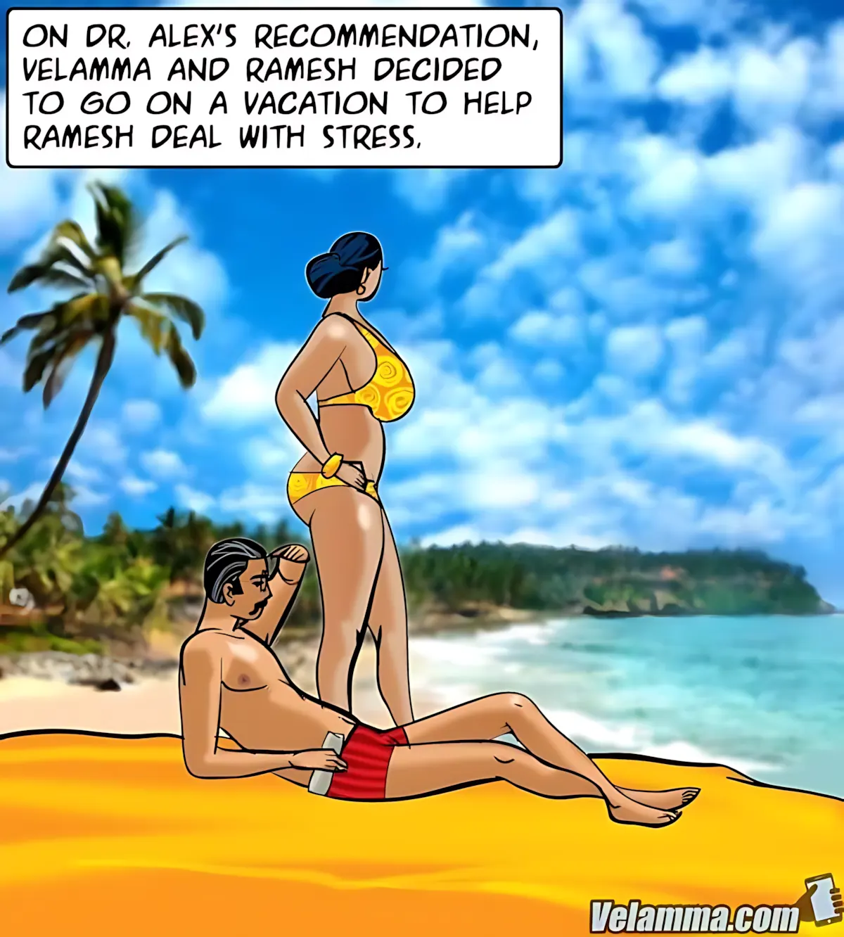 Velamma All Episodes Comics - 76 . Velamma - Episode 76 - A Chilling Ride - Page 2