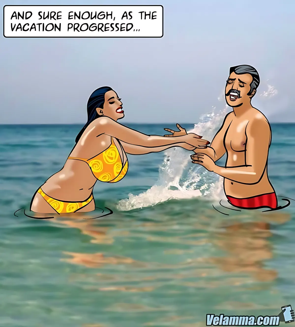 Velamma All Episodes Comics - 76 . Velamma - Episode 76 - A Chilling Ride - Page 3