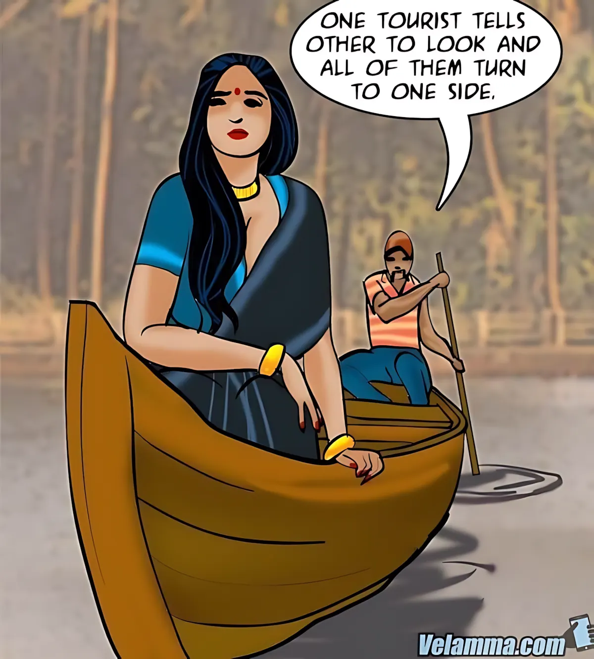 Velamma All Episodes Comics - 76 . Velamma - Episode 76 - A Chilling Ride - Page 46