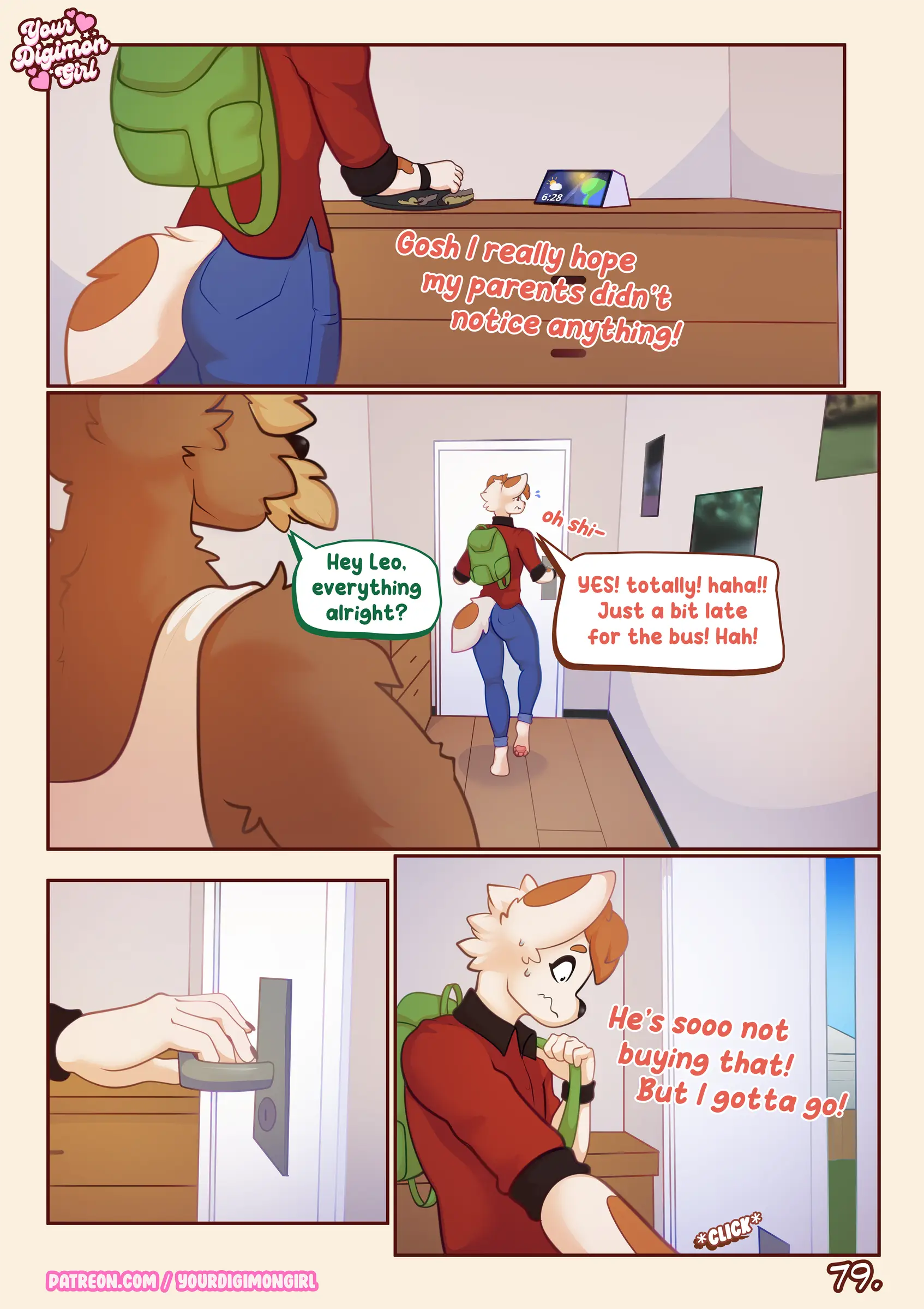 How 2 hide your Renamon [YourDigimonGirl] - 1.2 . How 2 hide your Renamon - Chapter 1 Part 2 - Page 6