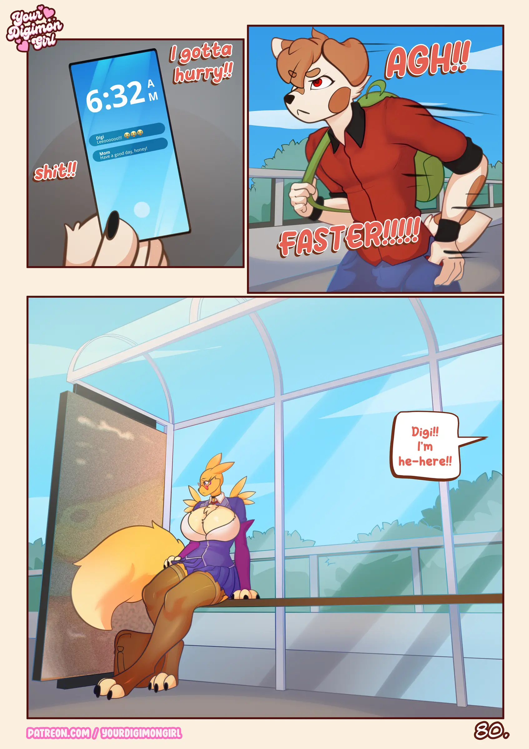 How 2 hide your Renamon [YourDigimonGirl] - 1.2 . How 2 hide your Renamon - Chapter 1 Part 2 - Page 7