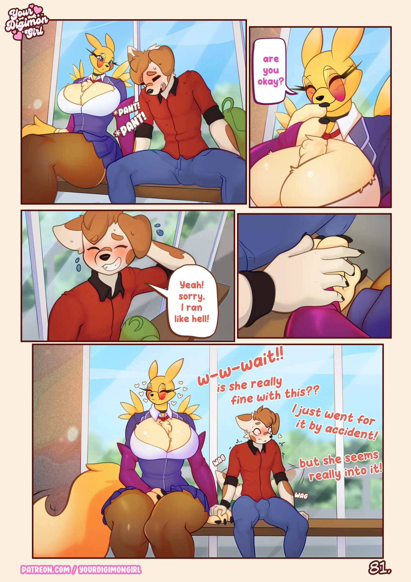 How 2 hide your Renamon [YourDigimonGirl] - 1.2 . How 2 hide your Renamon - Chapter 1 Part 2 - Page 8