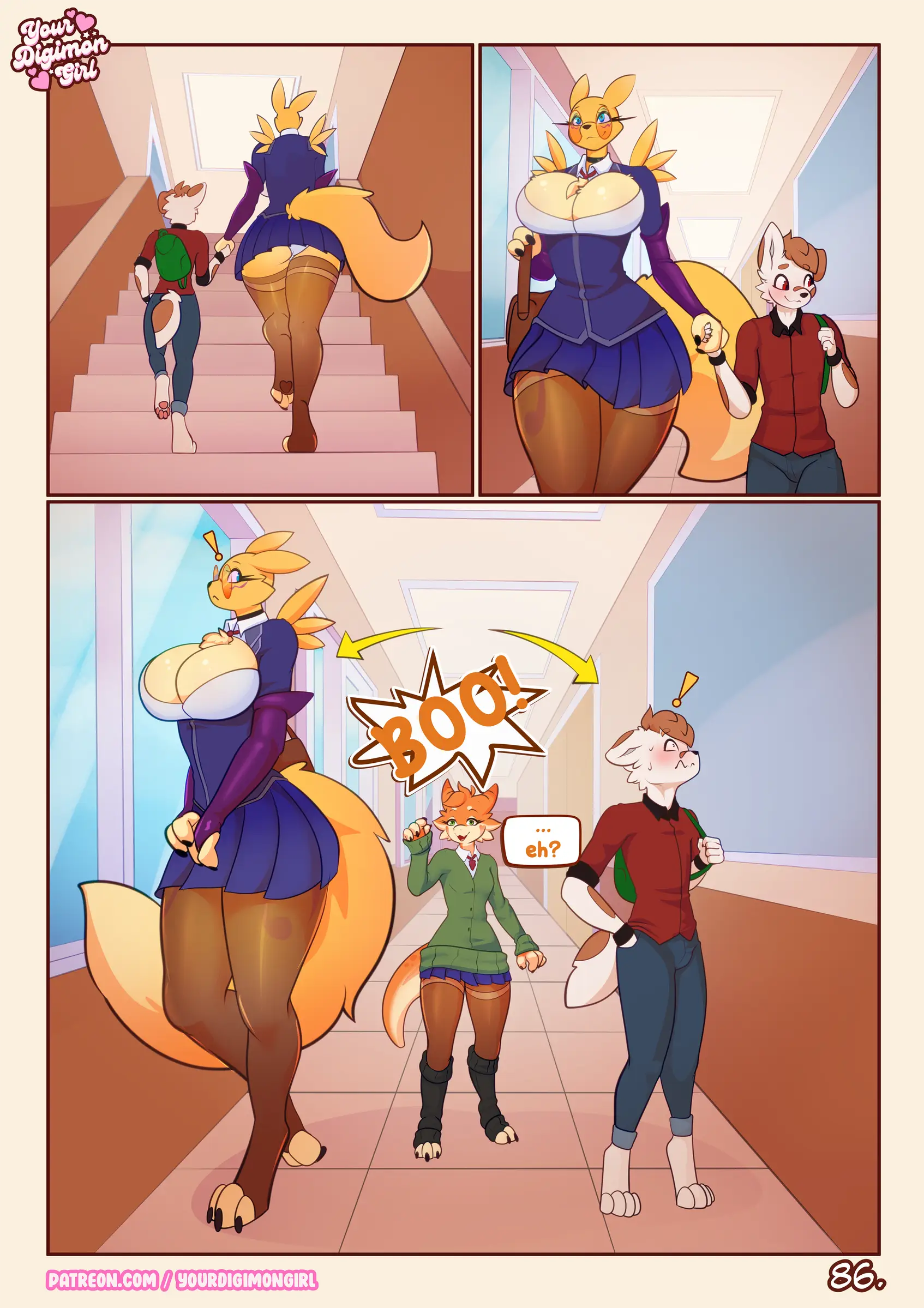 How 2 hide your Renamon [YourDigimonGirl] - 1.2 . How 2 hide your Renamon - Chapter 1 Part 2 - Page 13