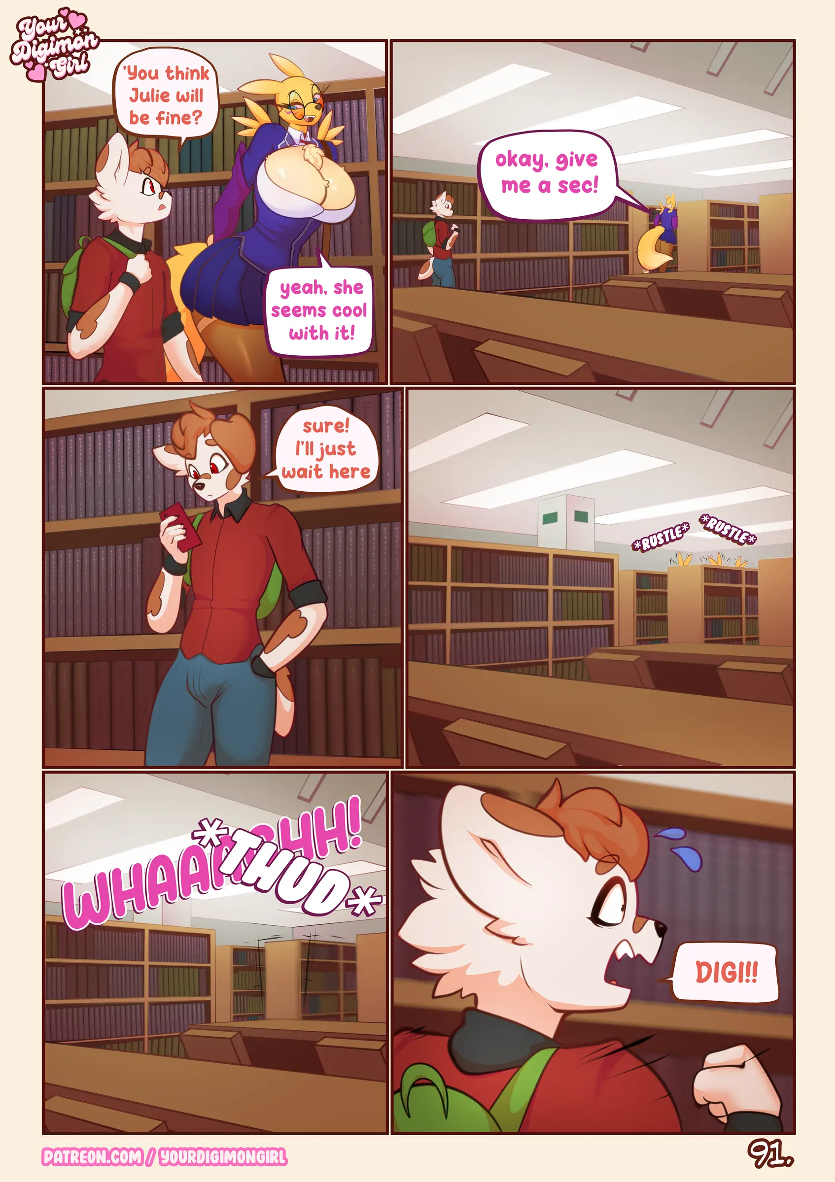 How 2 hide your Renamon [YourDigimonGirl] - 1.2 . How 2 hide your Renamon - Chapter 1 Part 2 - Page 18