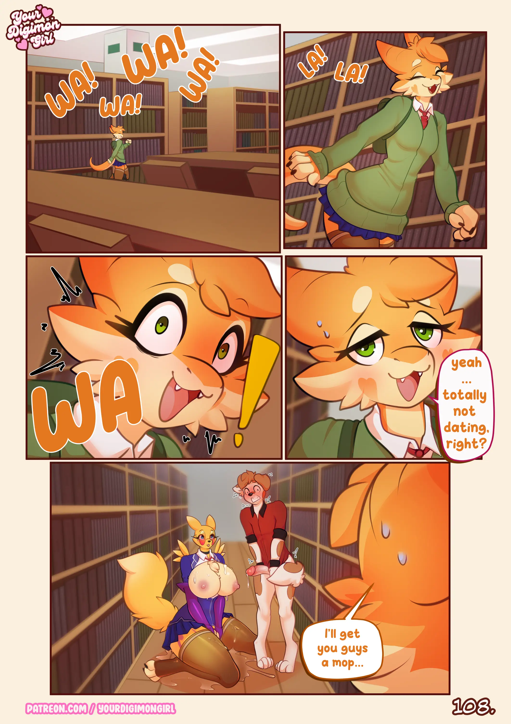 How 2 hide your Renamon [YourDigimonGirl] - 1.2 . How 2 hide your Renamon - Chapter 1 Part 2 - Page 35