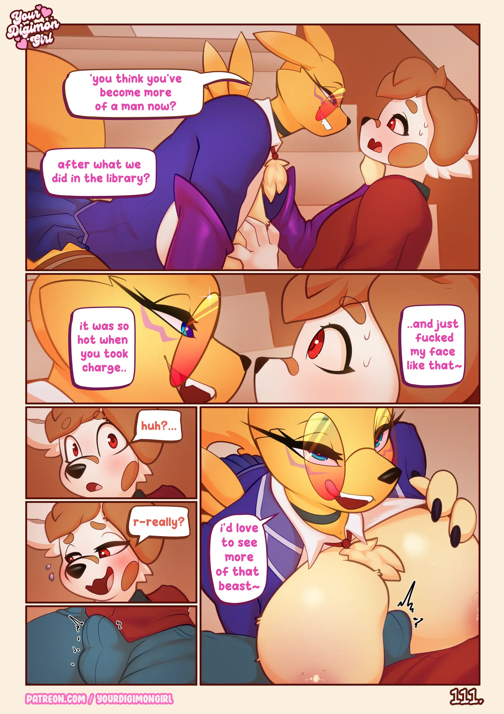 How 2 hide your Renamon [YourDigimonGirl] - 1.2 . How 2 hide your Renamon - Chapter 1 Part 2 - Page 38