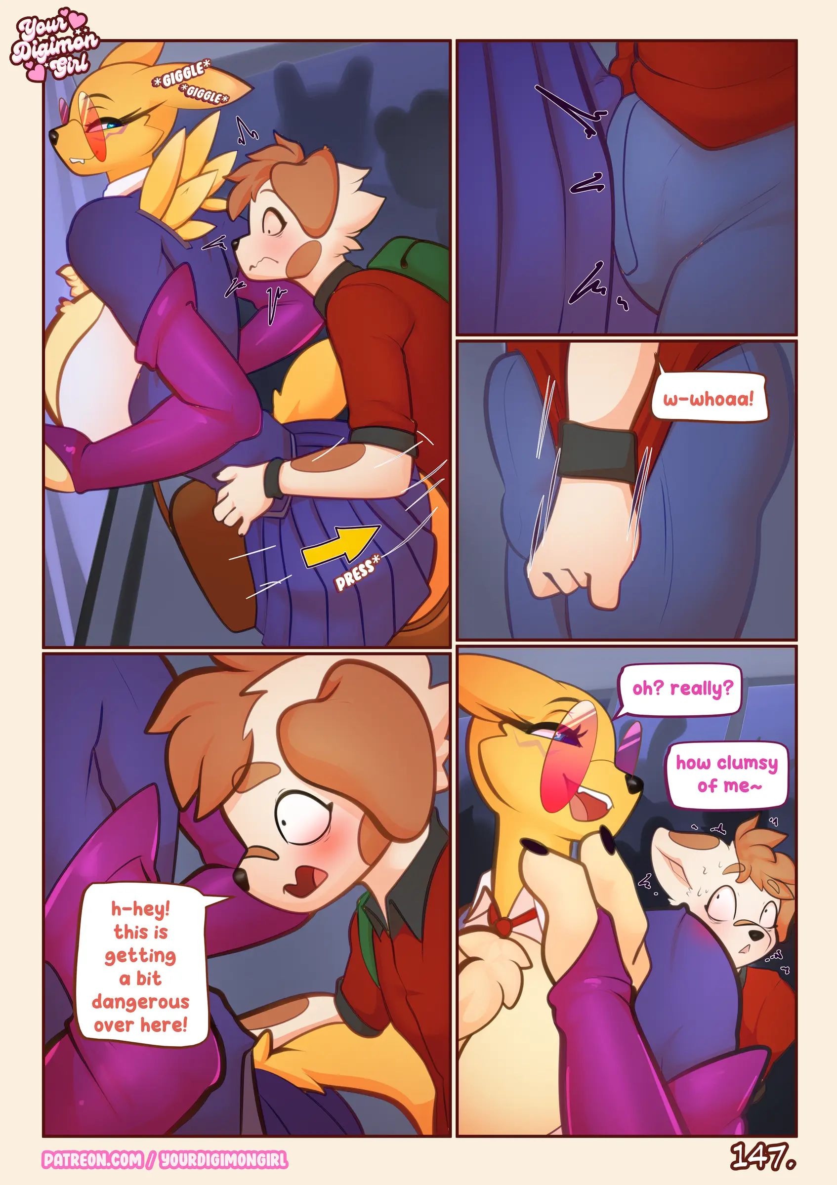 How 2 hide your Renamon [YourDigimonGirl] - 1.2 . How 2 hide your Renamon - Chapter 1 Part 2 - Page 73