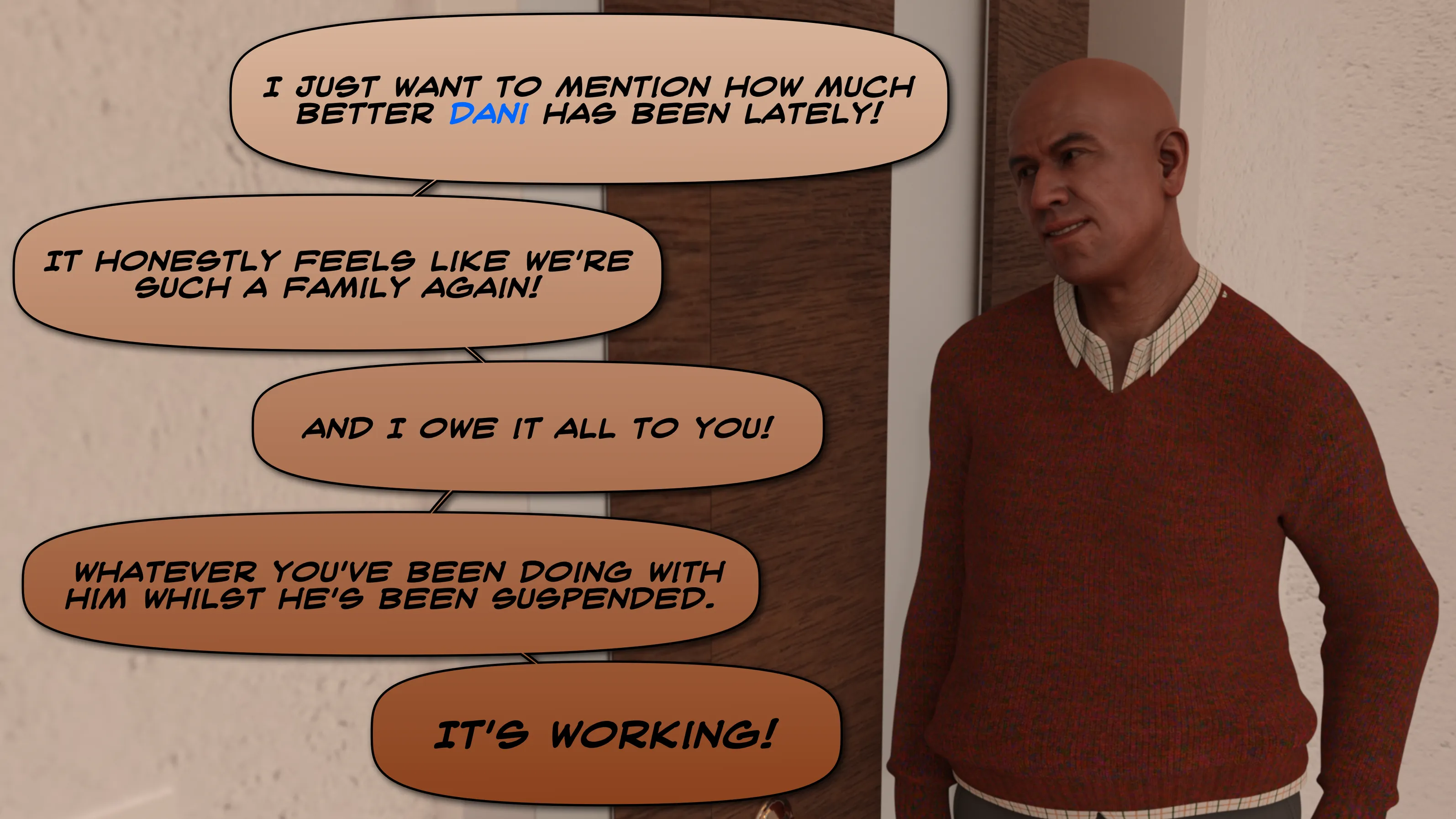 Wicked Pervert with a Big Cock! - 3.2 . Wicked Pervert with a Big Cock! - Chapter 3 Part 2 [3DK-x] - Page 35