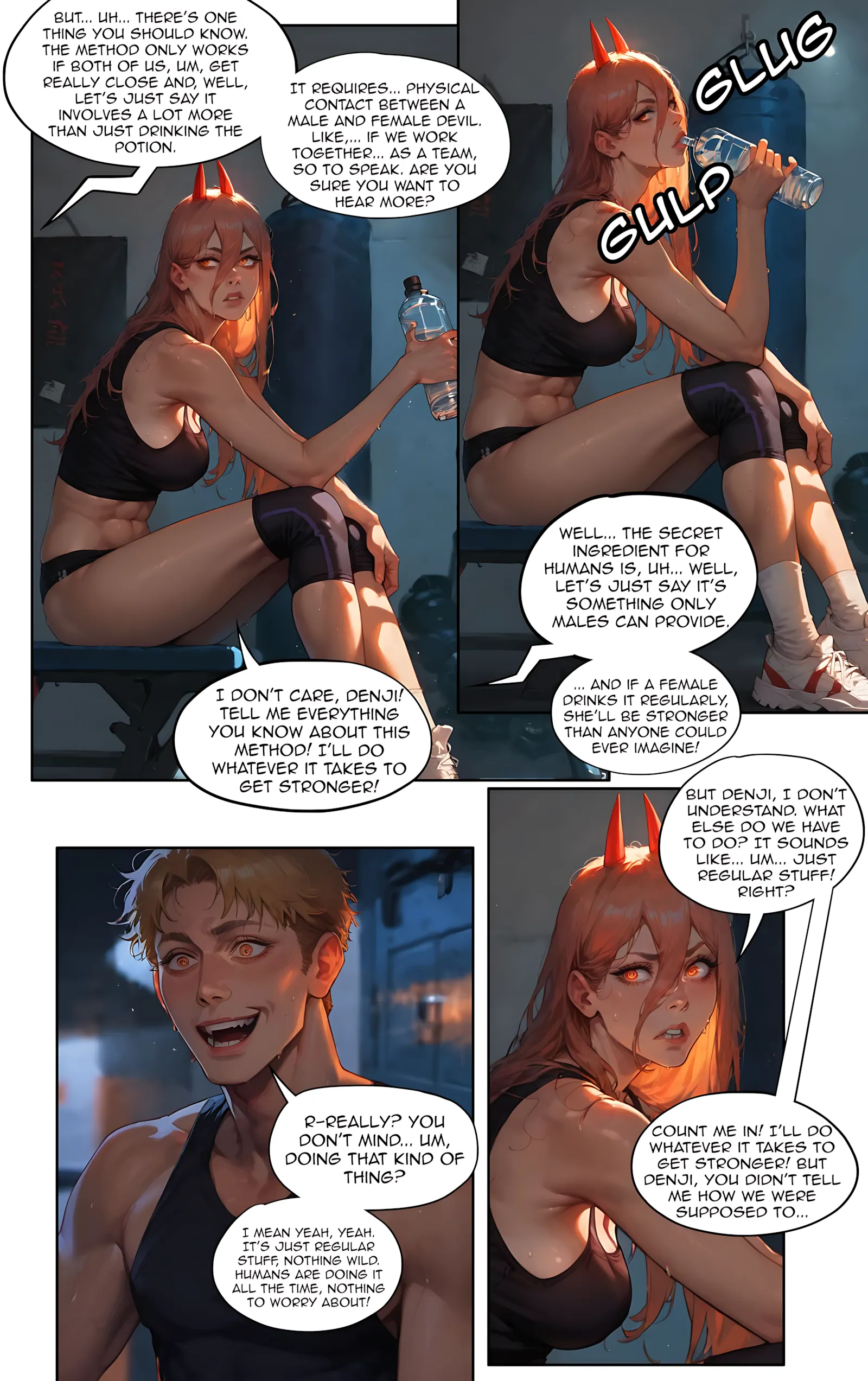 Playful Sloth- AI Comics - 3. Power and The Potion Of Strength - Page 4