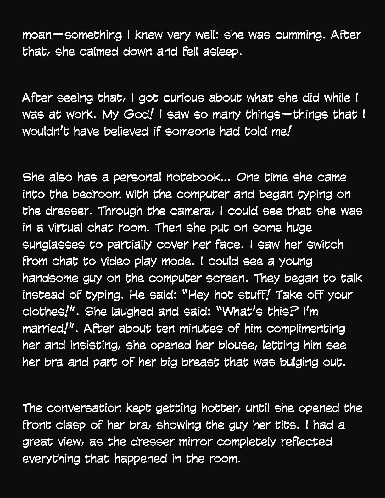 Animated Tales [WC | TF] - I CAUGHT MY WIFE ON HIDDEN CAMERA - Page 6