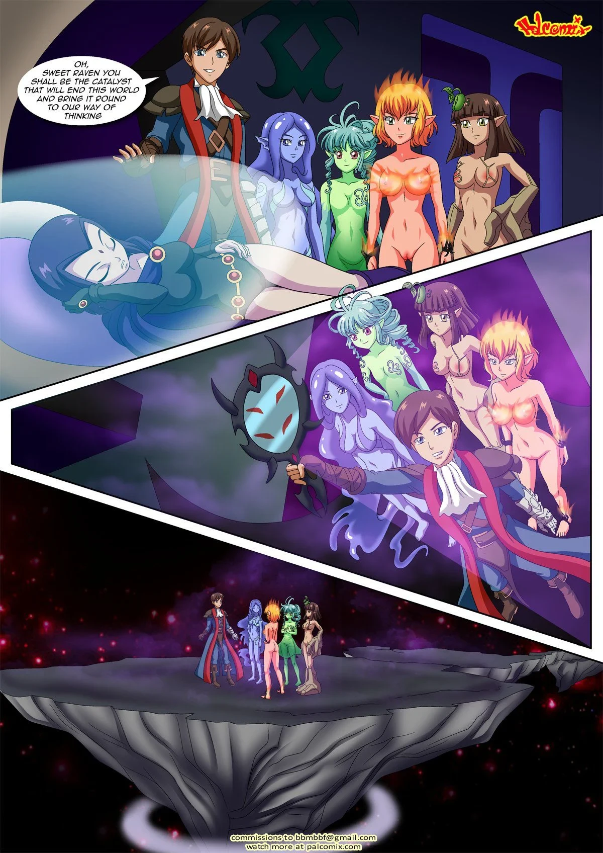 Raven’s Lust (Teen Titans) [Palcomix] - 1 . Raven's Lust - (Teen Titans) [Palcomix] - Page 2