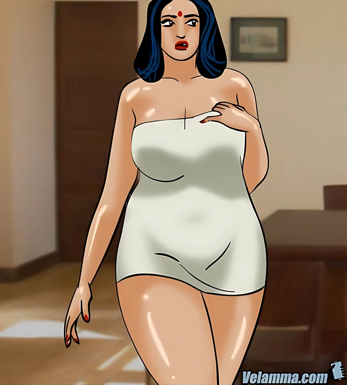 Velamma All Episodes Comics - 61 . Velamma - Episode 61 - Naked Cleaning - Page 22
