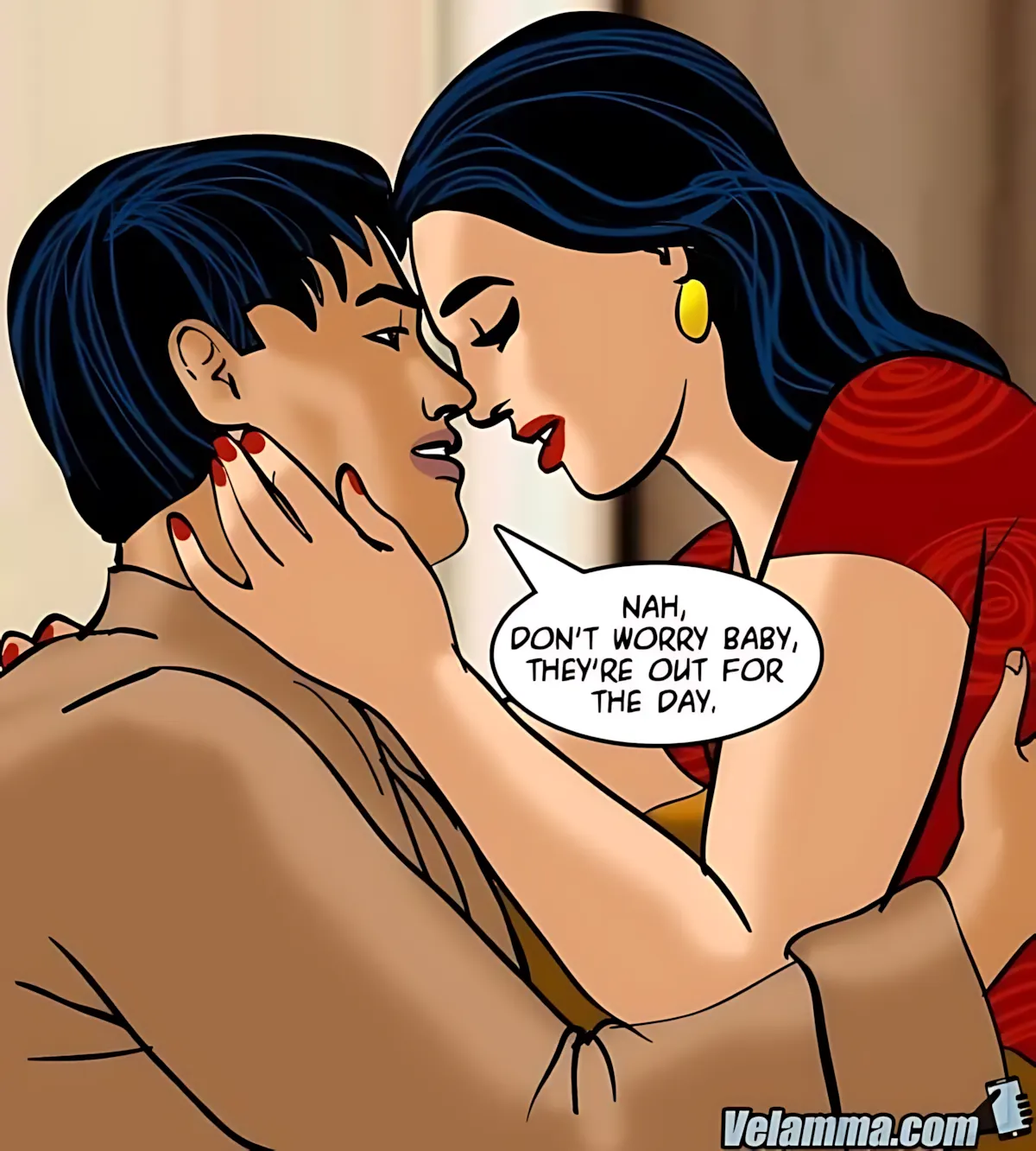 Velamma All Episodes Comics - 61 . Velamma - Episode 61 - Naked Cleaning - Page 38