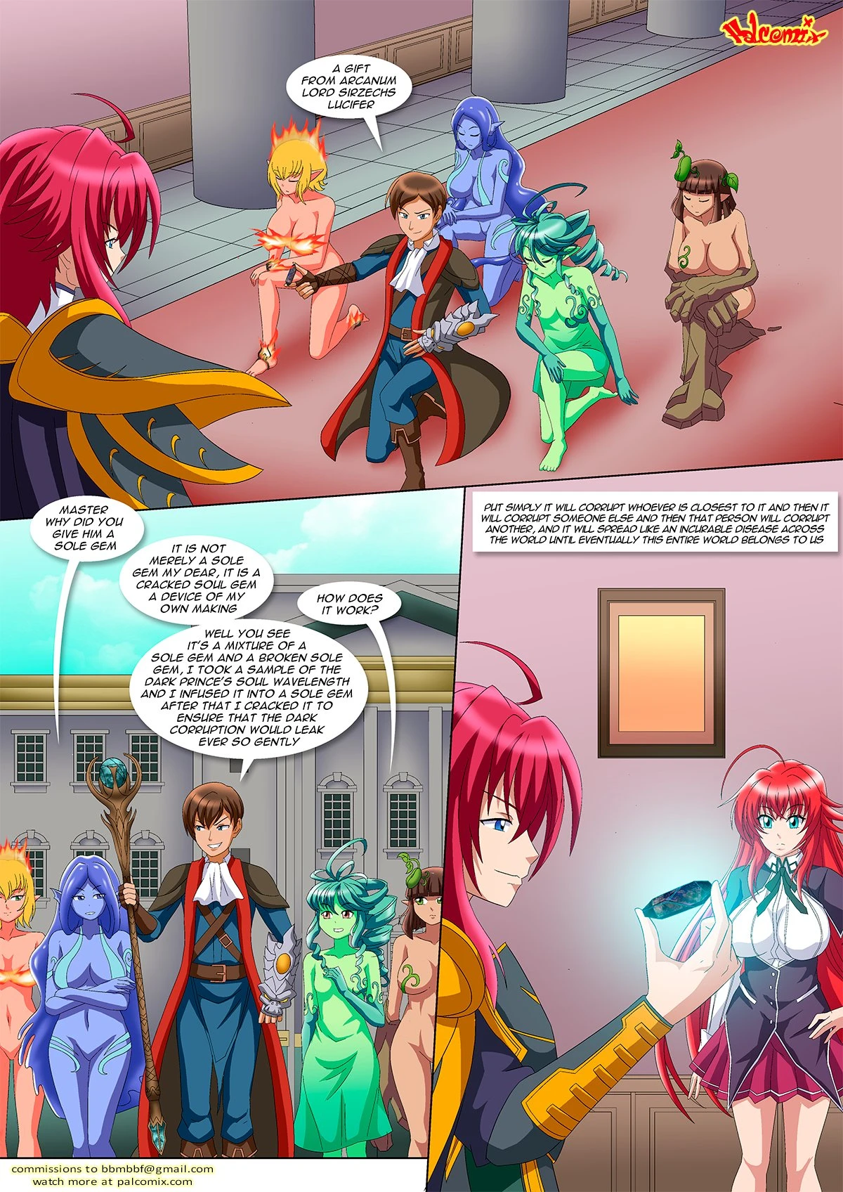 Subjugation Before Liberation (High School DxD) [Palcomix] - 1 . Subjugation Before Liberation - Chapter 1 (High School DxD) [Palcomix] - Page 2
