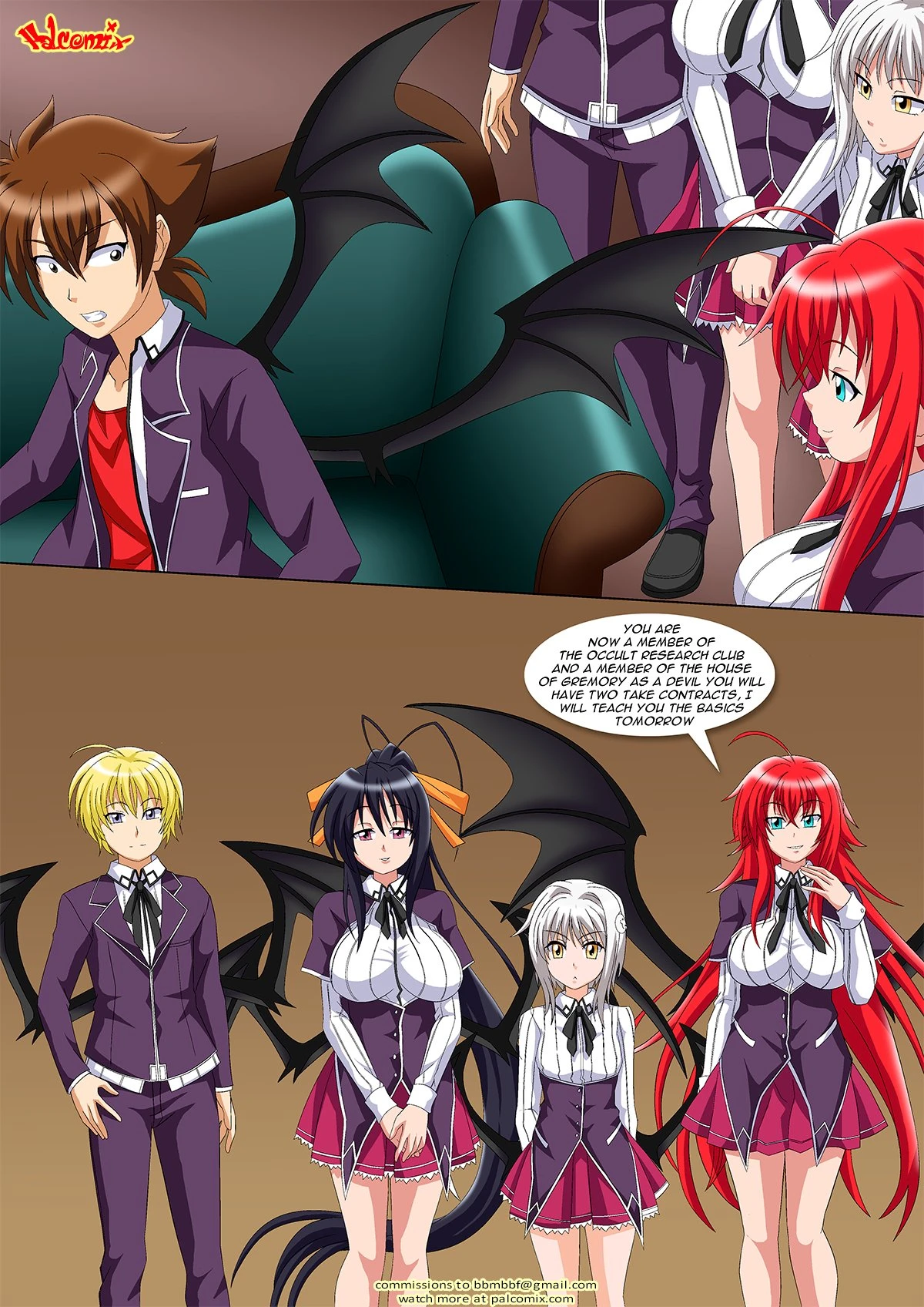 Subjugation Before Liberation (High School DxD) [Palcomix] - 1 . Subjugation Before Liberation - Chapter 1 (High School DxD) [Palcomix] - Page 4
