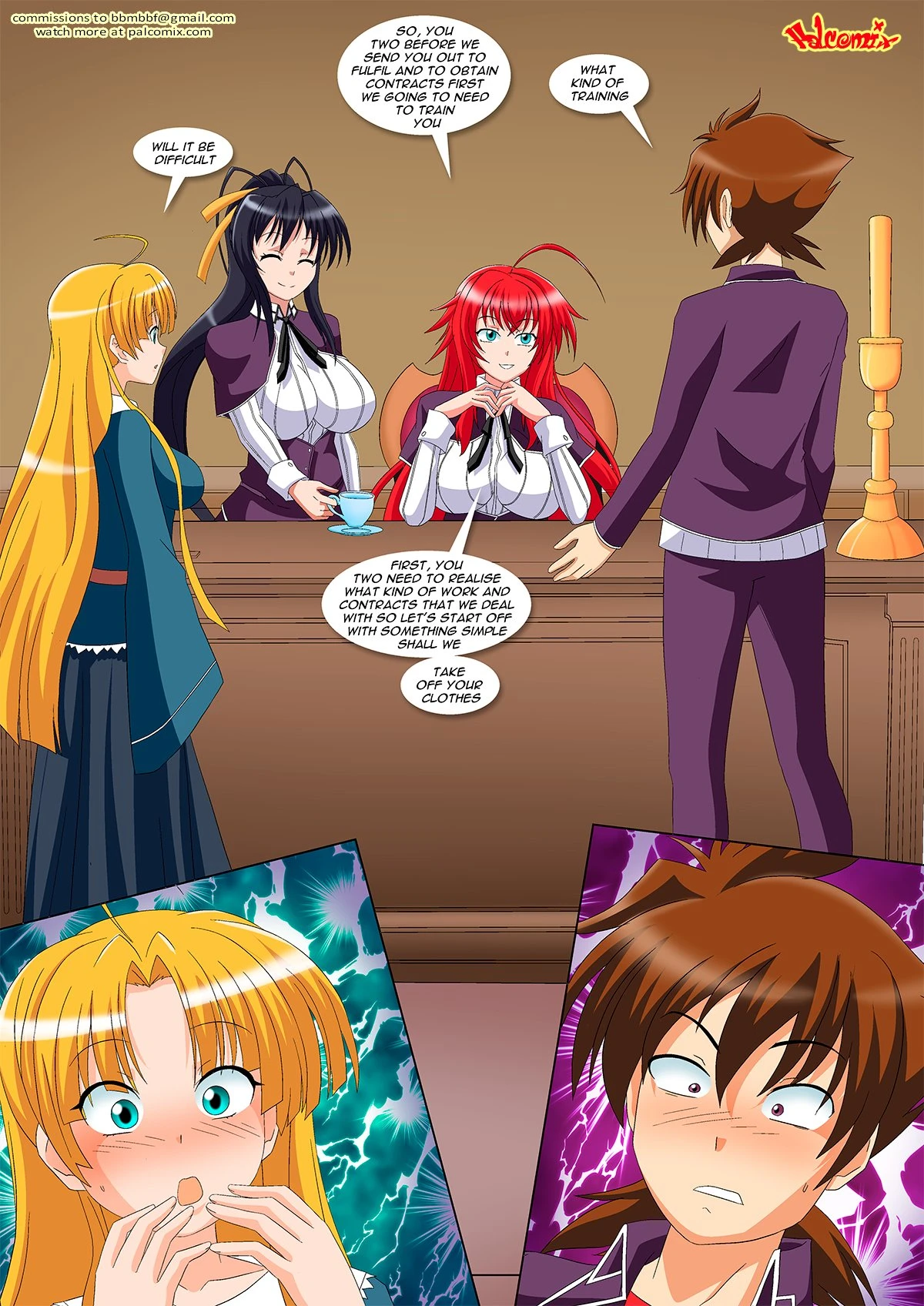 Subjugation Before Liberation (High School DxD) [Palcomix] - 1 . Subjugation Before Liberation - Chapter 1 (High School DxD) [Palcomix] - Page 8