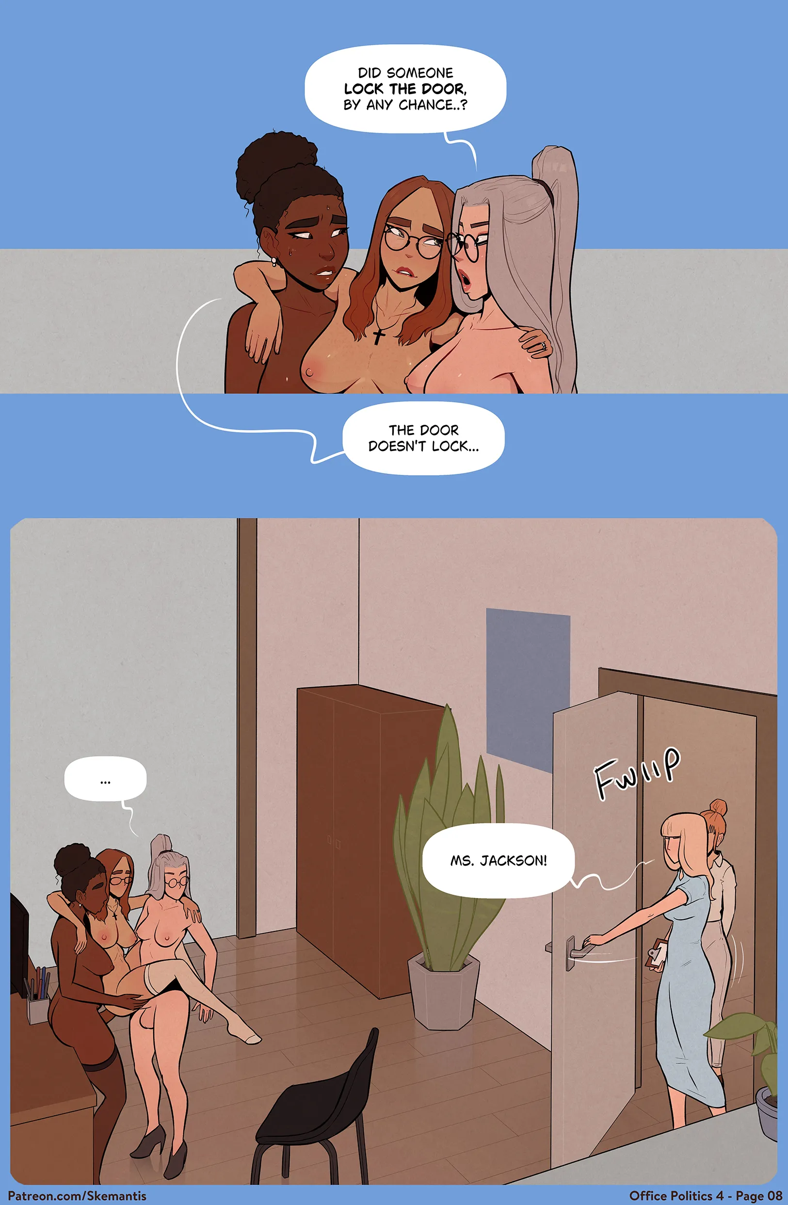 Office Politics - 4 . Office Politics - Chapter 4 [Skemantis] - Page 8