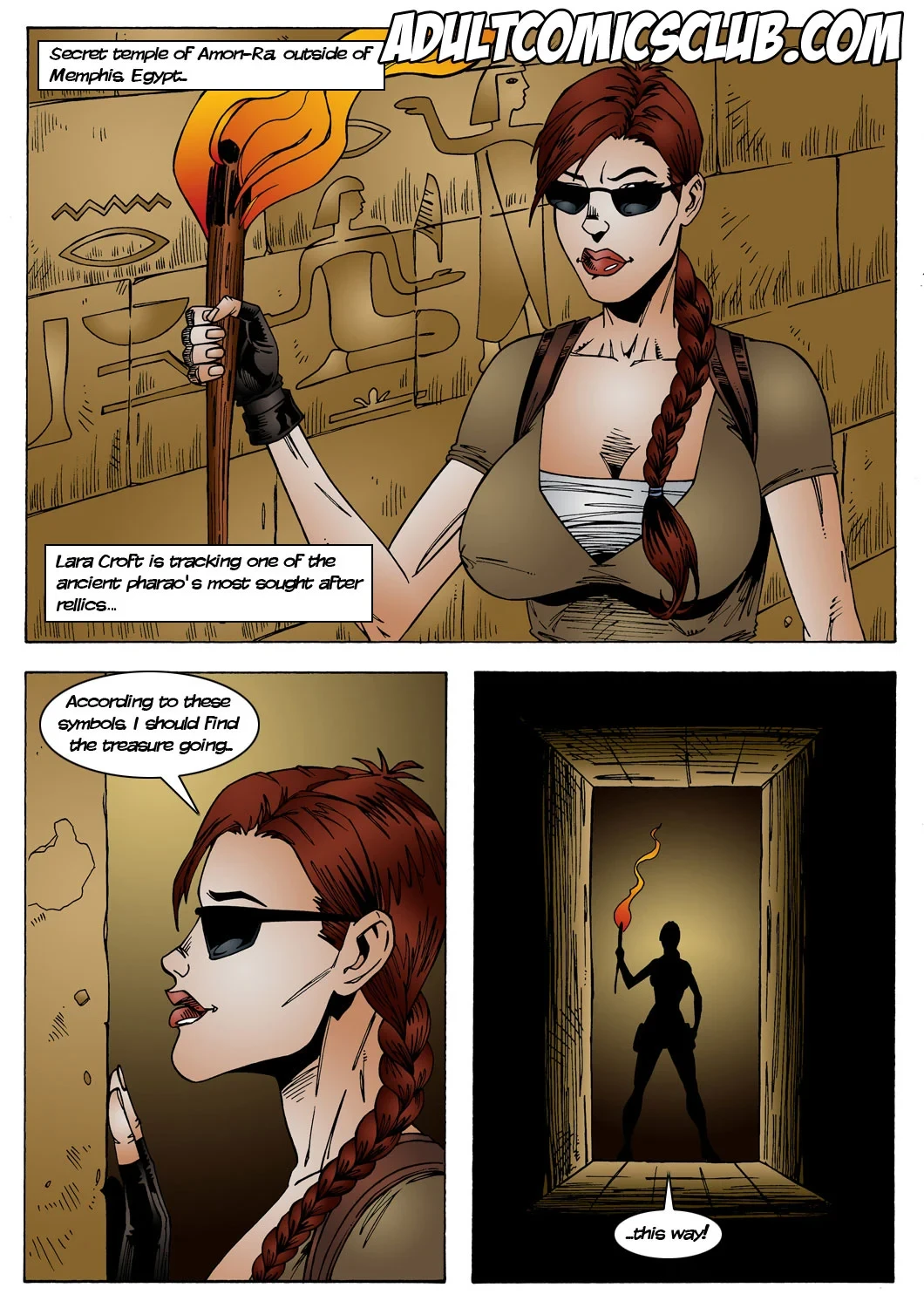 Lara Croft (Tomb Raider) [AdultComicsClub] - 2 . Lara Croft - Chapter 2 (Tomb Raider) [AdultComicsClub] - Page 1