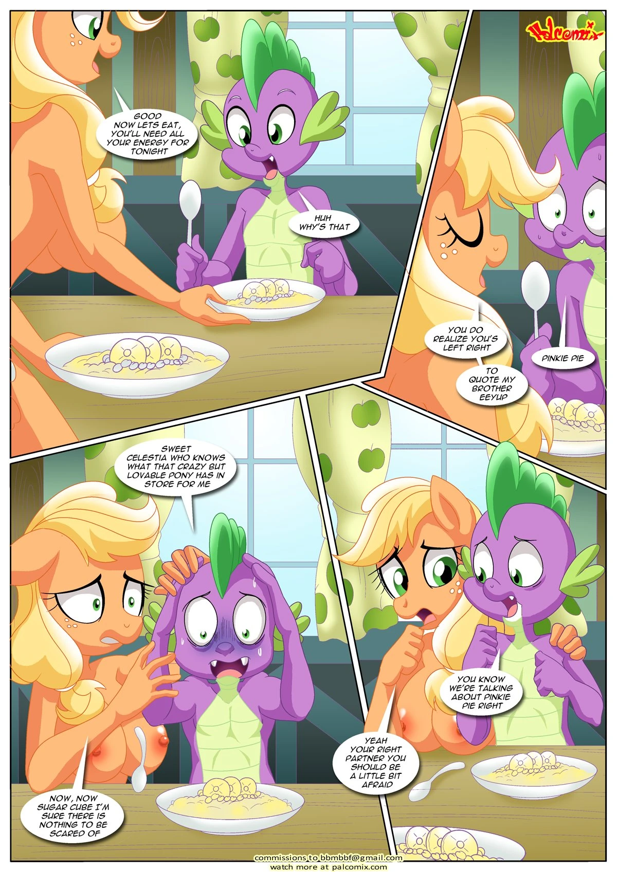 Spike’s Harem (My Little Pony – Friendship Is Magic) [PalComix] - 7 . Pinkie's Playhouse - Chapter 7 (My Little Pony - Friendship Is Magic) [PalComix] - Page 7
