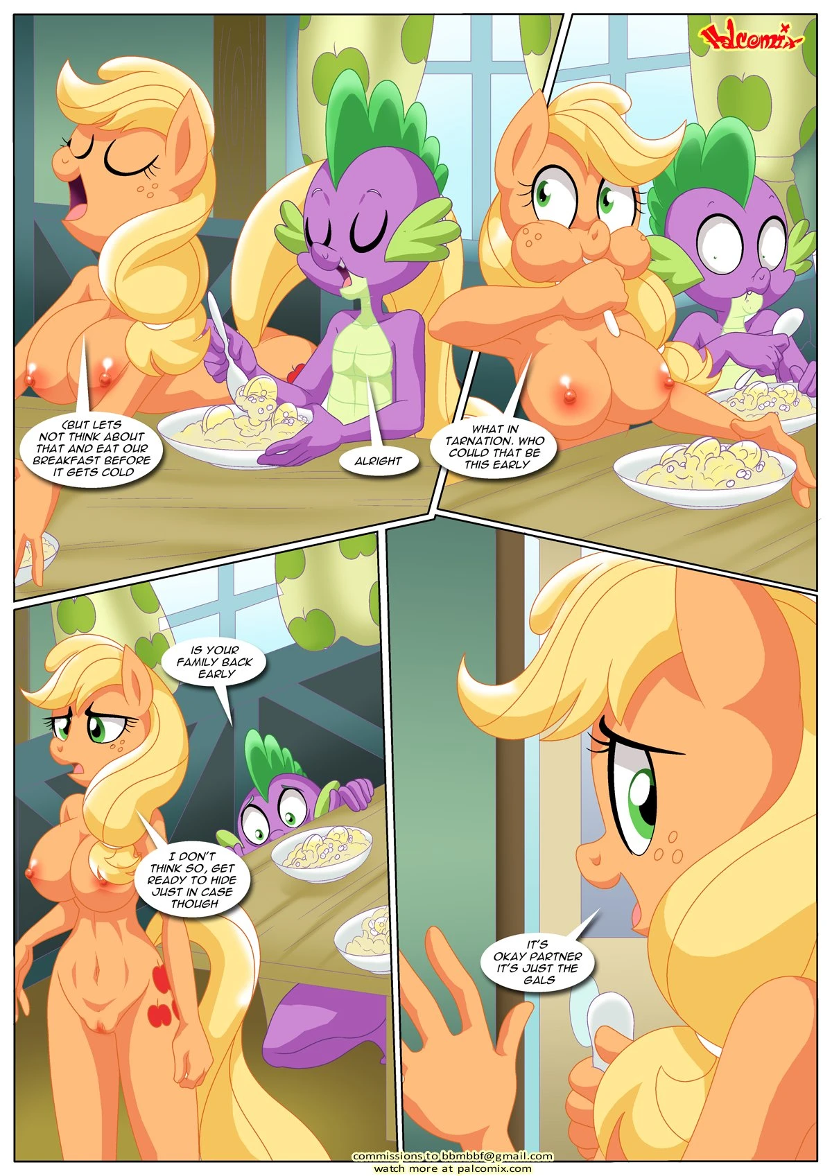 Spike’s Harem (My Little Pony – Friendship Is Magic) [PalComix] - 7 . Pinkie's Playhouse - Chapter 7 (My Little Pony - Friendship Is Magic) [PalComix] - Page 8