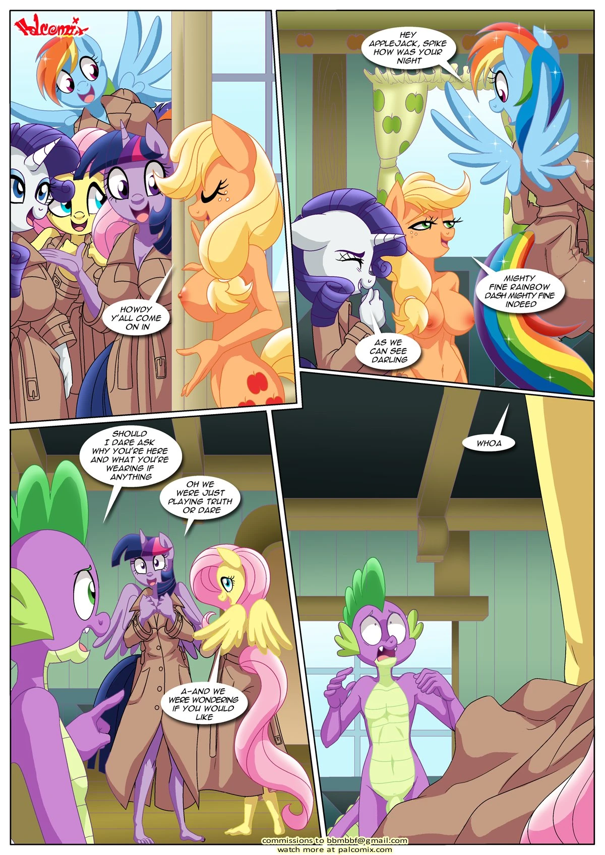 Spike’s Harem (My Little Pony – Friendship Is Magic) [PalComix] - 7 . Pinkie's Playhouse - Chapter 7 (My Little Pony - Friendship Is Magic) [PalComix] - Page 9