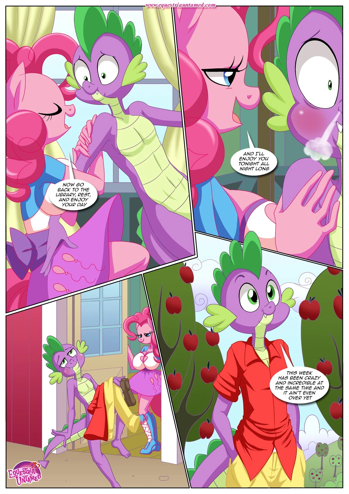 Spike’s Harem (My Little Pony – Friendship Is Magic) [PalComix] - 7 . Pinkie's Playhouse - Chapter 7 (My Little Pony - Friendship Is Magic) [PalComix] - Page 13