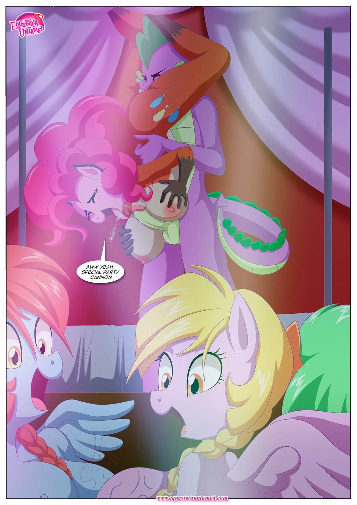 Spike’s Harem (My Little Pony – Friendship Is Magic) [PalComix] - 7 . Pinkie's Playhouse - Chapter 7 (My Little Pony - Friendship Is Magic) [PalComix] - Page 34