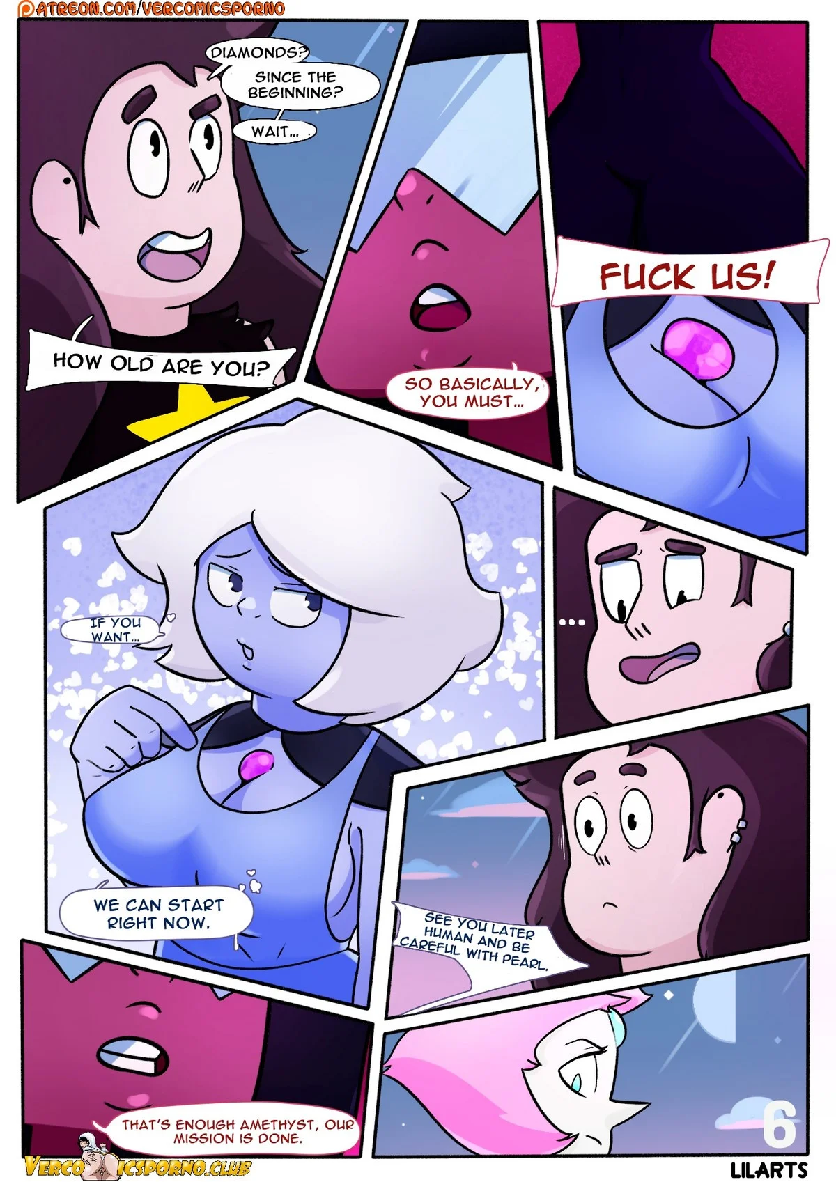Gems Of Lust (Steven Universe) - 1 . Gems Of Lust - Chapter 1 [Lilarts] - Page 7