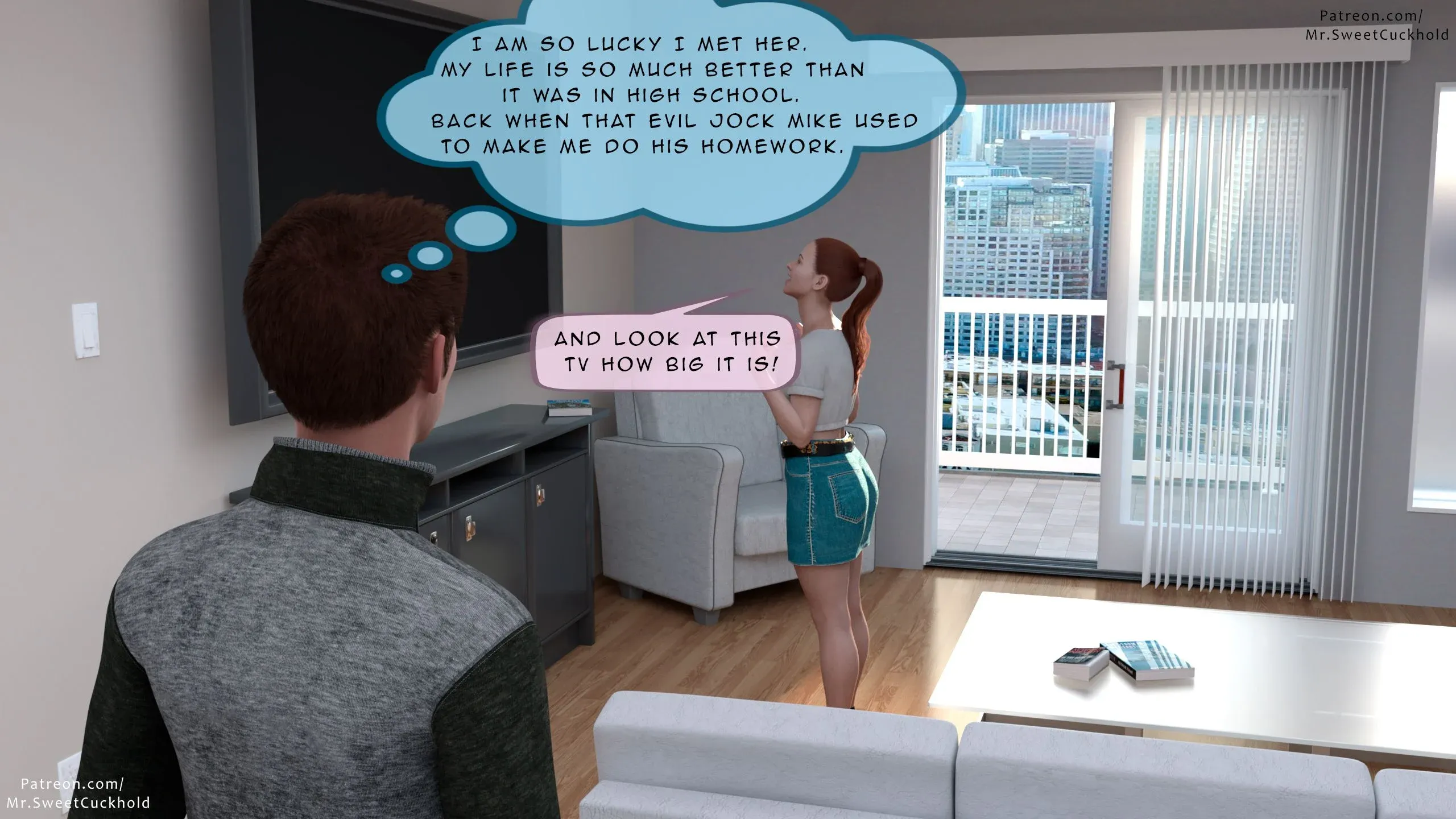 Much bigger than my boyfriend [Mr.SweetCuckhold] - 1 . Much bigger than my boyfriend - Chapter 1 - Page 7
