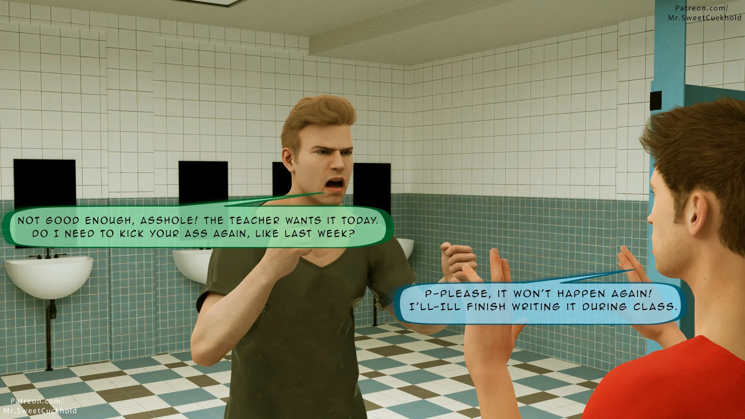 Much bigger than my boyfriend [Mr.SweetCuckhold] - 1 . Much bigger than my boyfriend - Chapter 1 - Page 9