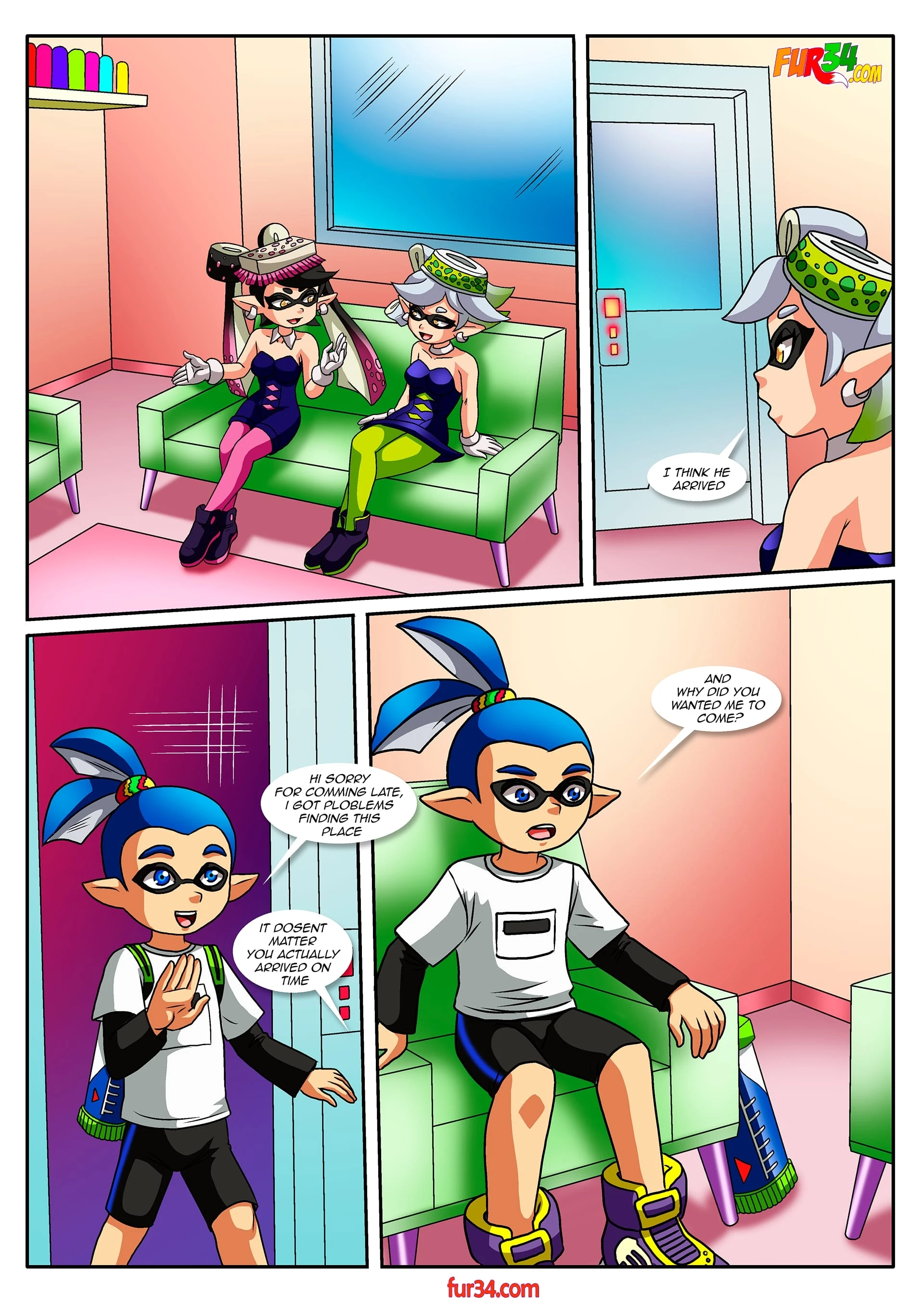 Tricolor Turfwar (Splatoon) [Palcomix] - 1 . Tricolor Turfwar - (Splatoon) [Palcomix] - Page 2