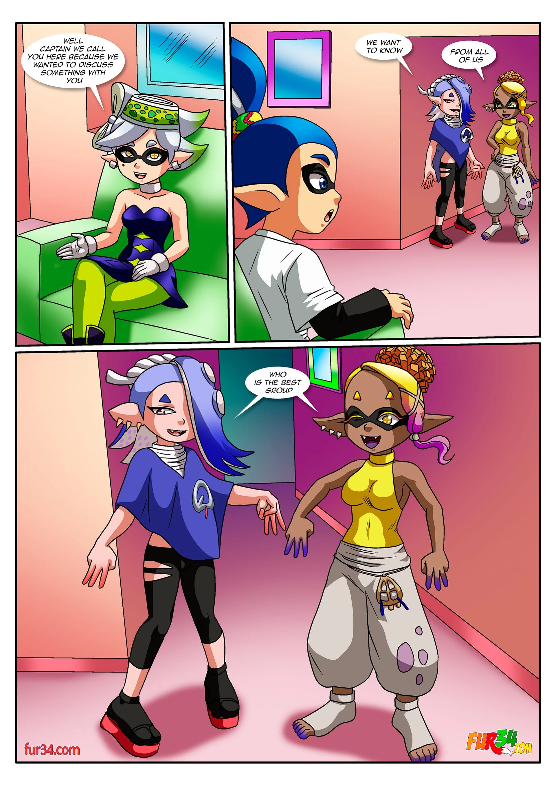 Tricolor Turfwar (Splatoon) [Palcomix] - 1 . Tricolor Turfwar - (Splatoon) [Palcomix] - Page 3