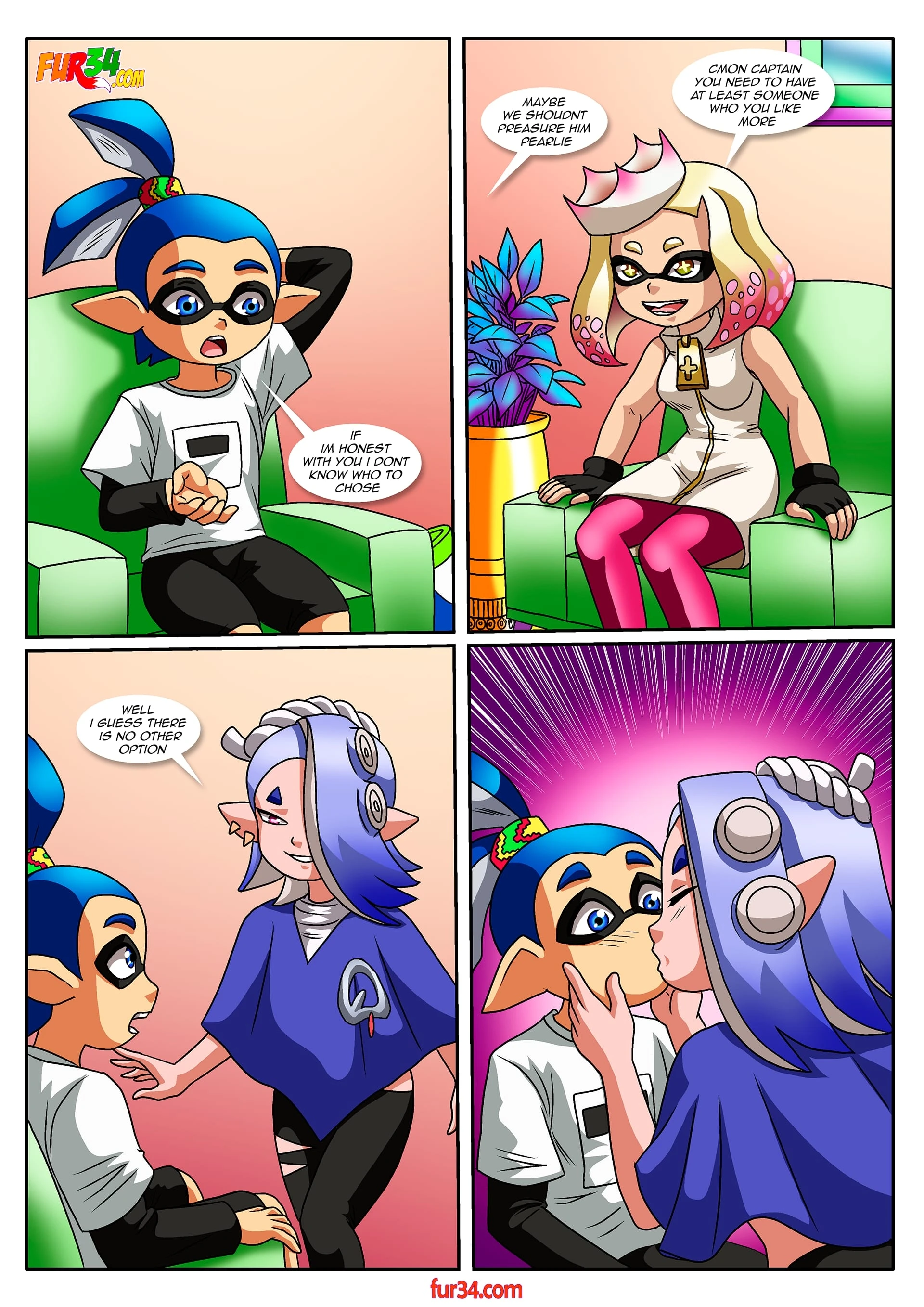 Tricolor Turfwar (Splatoon) [Palcomix] - 1 . Tricolor Turfwar - (Splatoon) [Palcomix] - Page 4