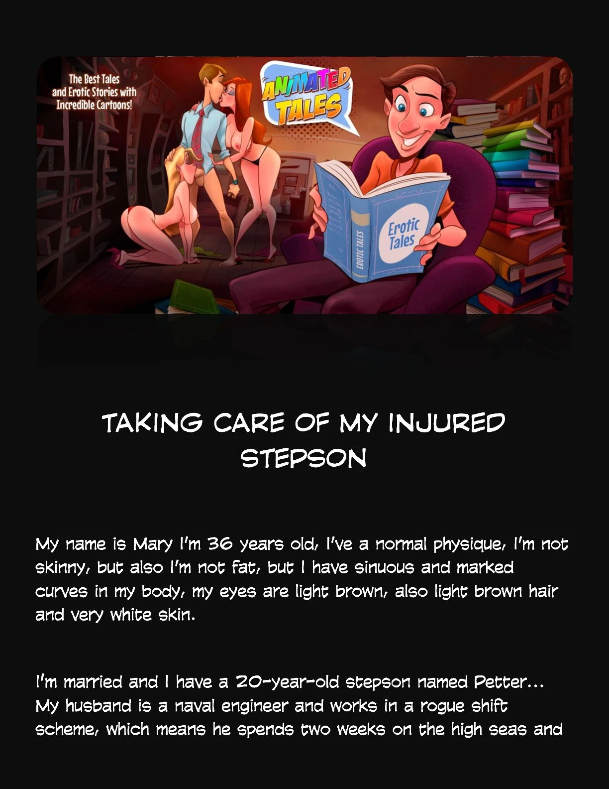 Animated Tales [WC | TF] - TAKING CARE OF MY INJURED STEPSON - Page 1