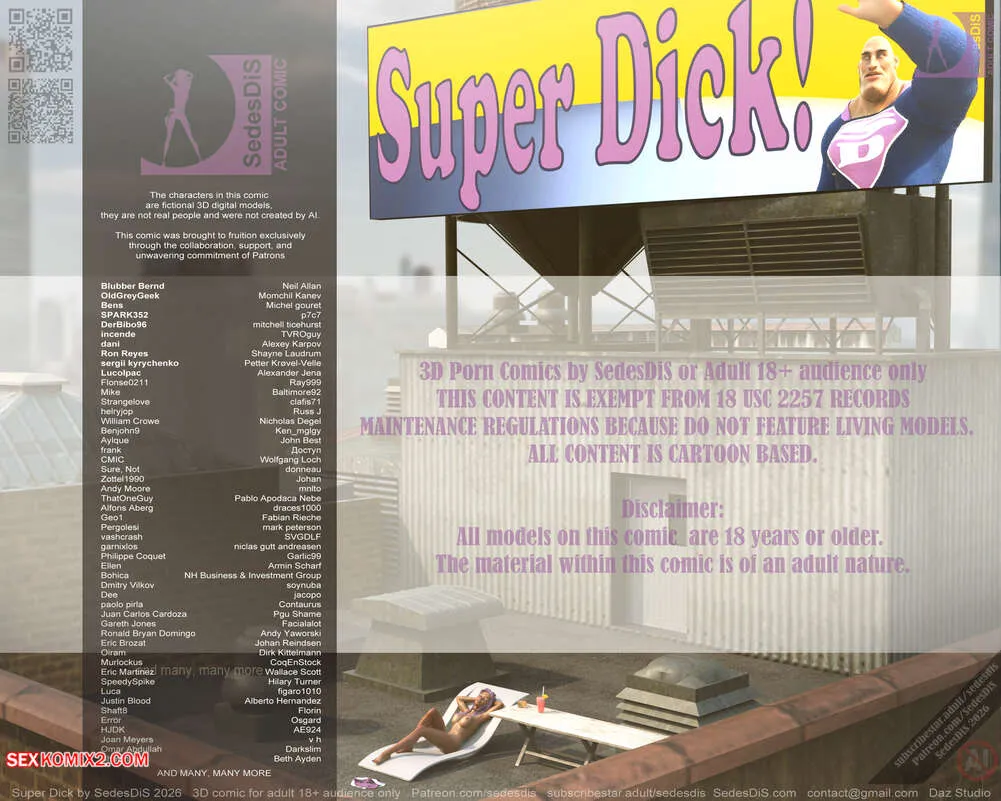 Super Dick [SedesDiS] - 1 . Super Dick - Chapter 1 - Page 128