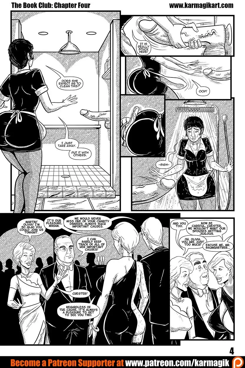 The Book Club [Karmagik] -  4.5 . The Book Club - No Color - Ch.004 - Page 5