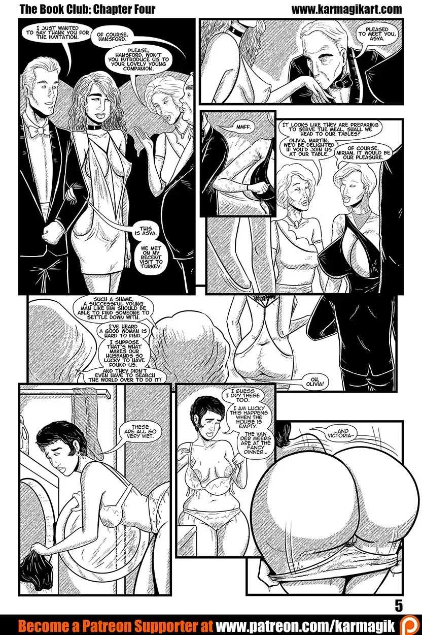 The Book Club [Karmagik] -  4.5 . The Book Club - No Color - Ch.004 - Page 6