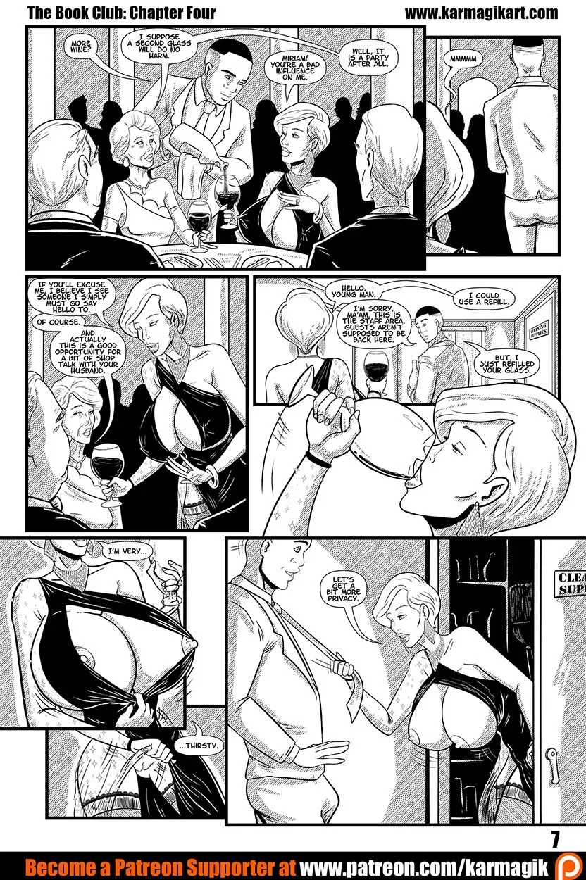 The Book Club [Karmagik] -  4.5 . The Book Club - No Color - Ch.004 - Page 8