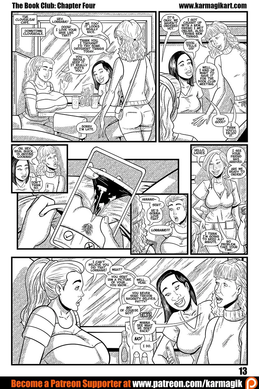 The Book Club [Karmagik] -  4.5 . The Book Club - No Color - Ch.004 - Page 14