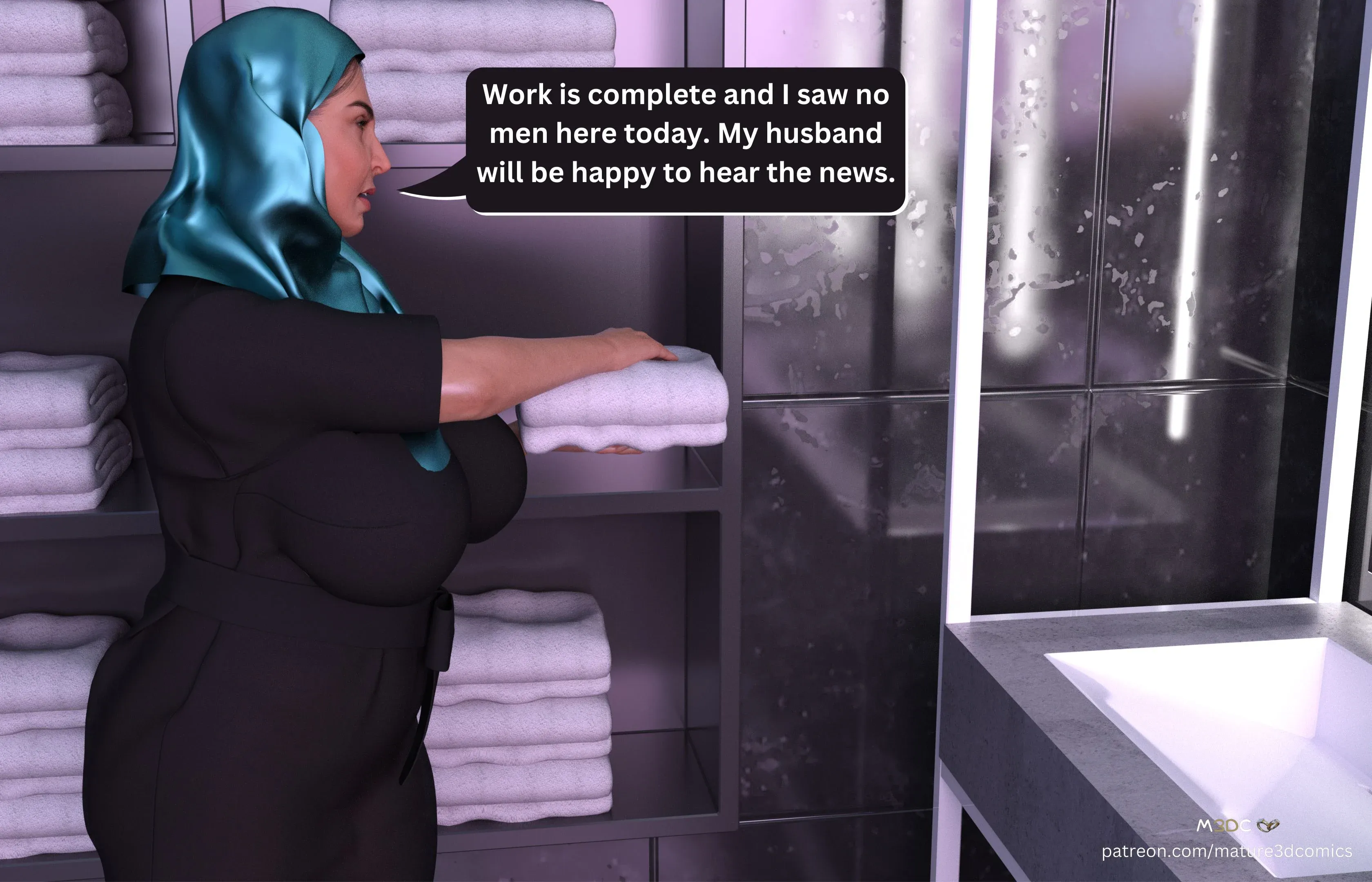 Muslim Betrayal [Mature3DComics] - 1 . Muslim Betrayal - Chapter 1 - Page 3