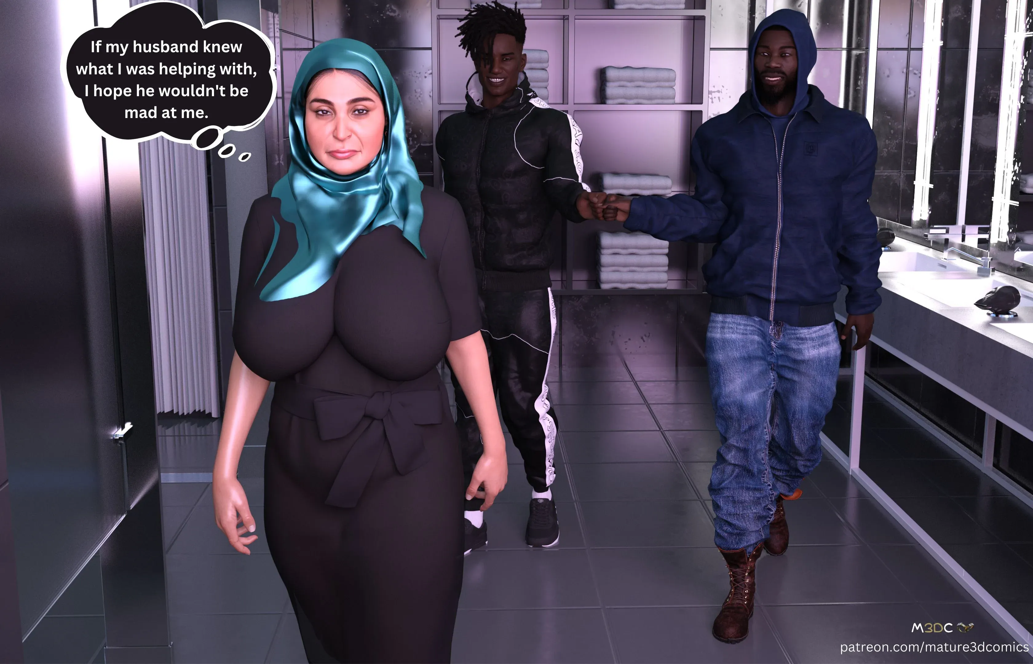 Muslim Betrayal [Mature3DComics] - 1 . Muslim Betrayal - Chapter 1 - Page 7
