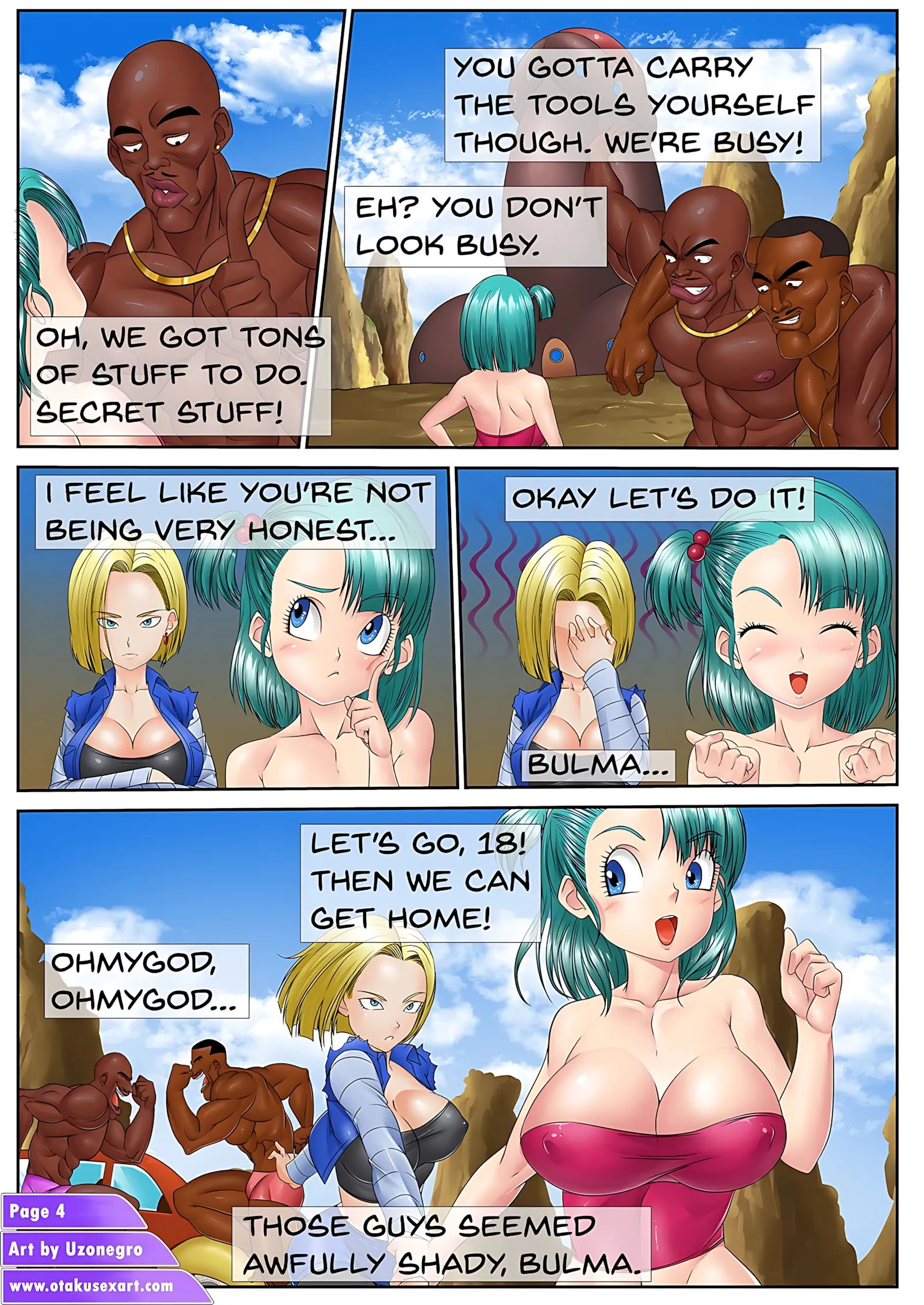 Bulma’s BBC Saga [Dragon Ball H] - 1. Bulma’s BBC Saga – Uzonegro - Page 5