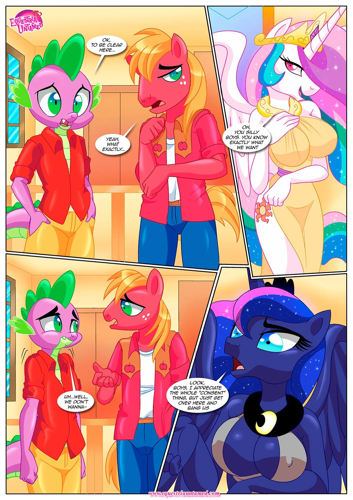 How Equestria Settles Disputes (My Little Pony – Friendship Is Magic) [Palcomix] - 1 . How Equestria Settles Disputes - (My Little Pony - Friendship Is Magic) [Palcomix] - Page 12