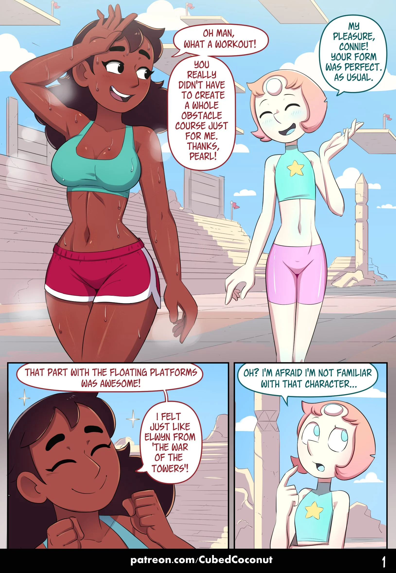 Pearl’s Fav Student (Steven Universe) - 1 . Pearl's Fav Student - Chapter 1 [CubedCoconut] - Page 2