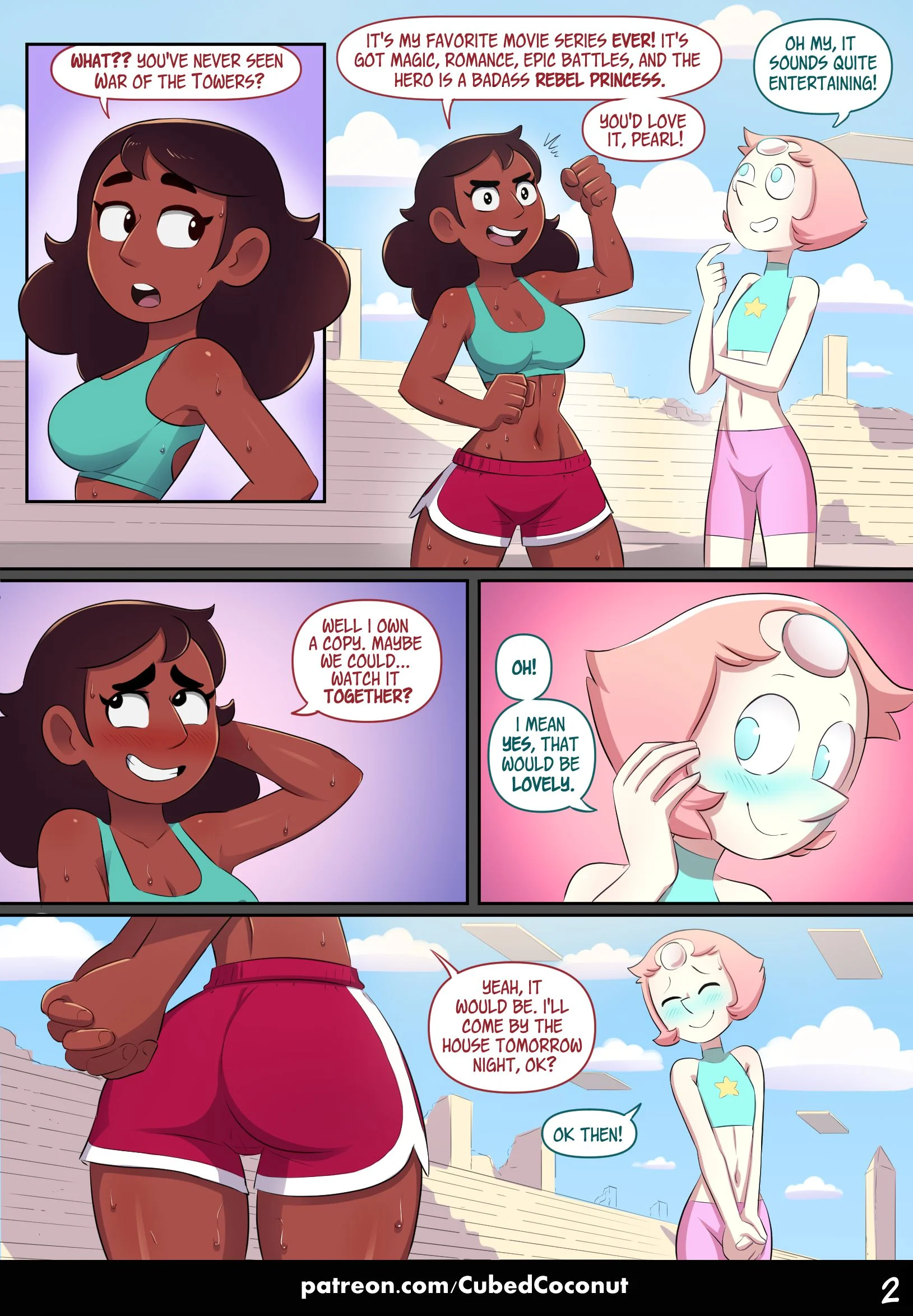 Pearl’s Fav Student (Steven Universe) - 1 . Pearl's Fav Student - Chapter 1 [CubedCoconut] - Page 3